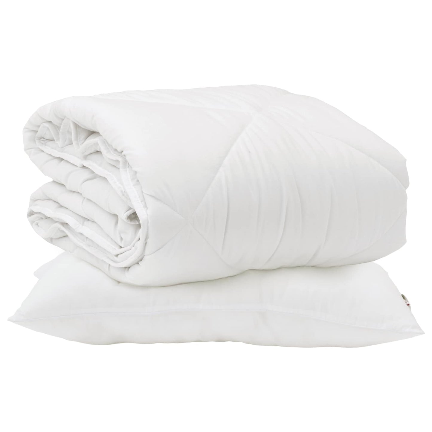 Dekbed met kussen 2 pcs Wit Microvezel is nu te koop bij PeponiXL, paradijselijk wonen!