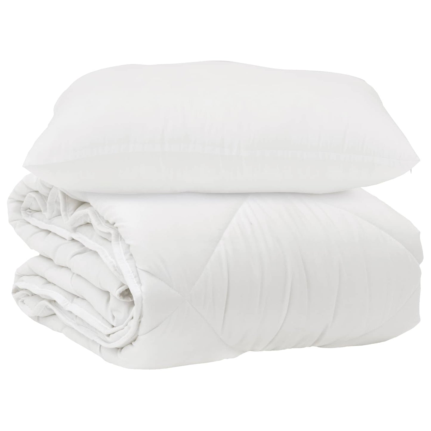 Dekbed met kussen 2 pcs Wit Microvezel is nu te koop bij PeponiXL, paradijselijk wonen!