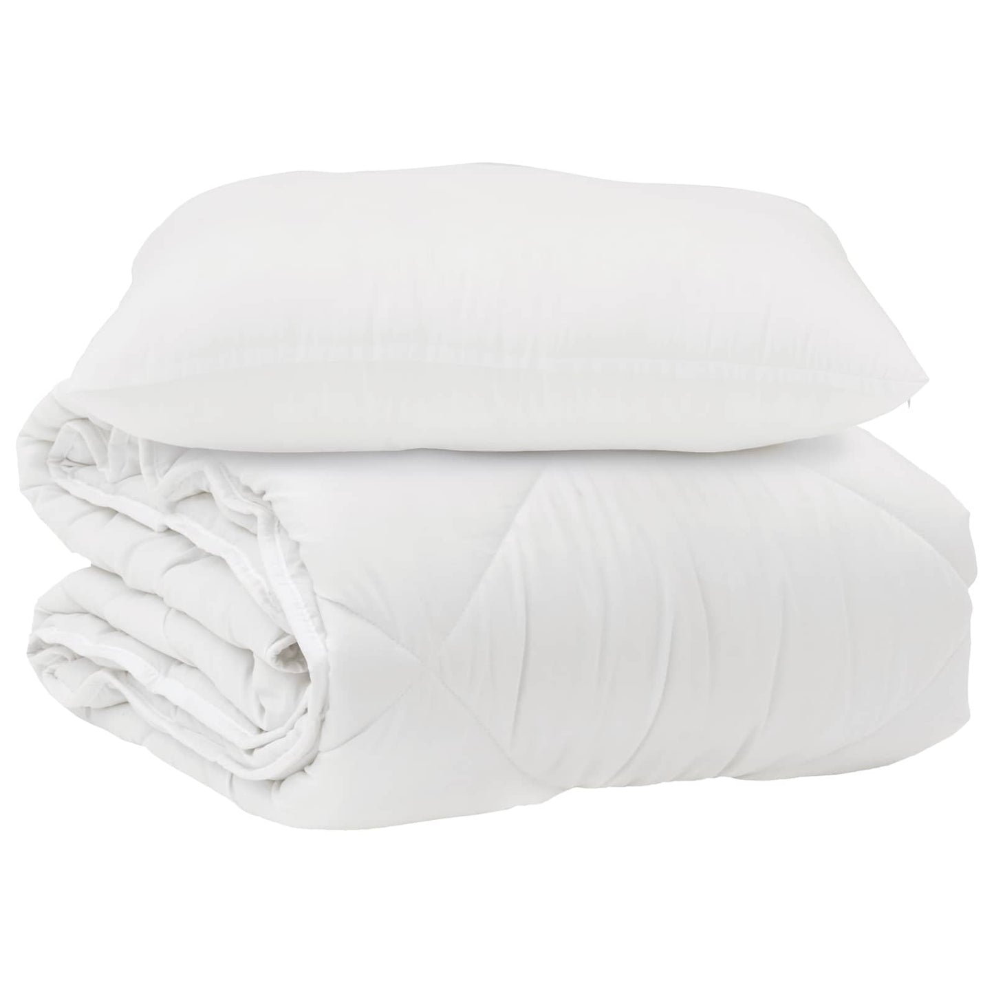 Dekbed met kussen 2 pcs Wit Microvezel is nu te koop bij PeponiXL, paradijselijk wonen!