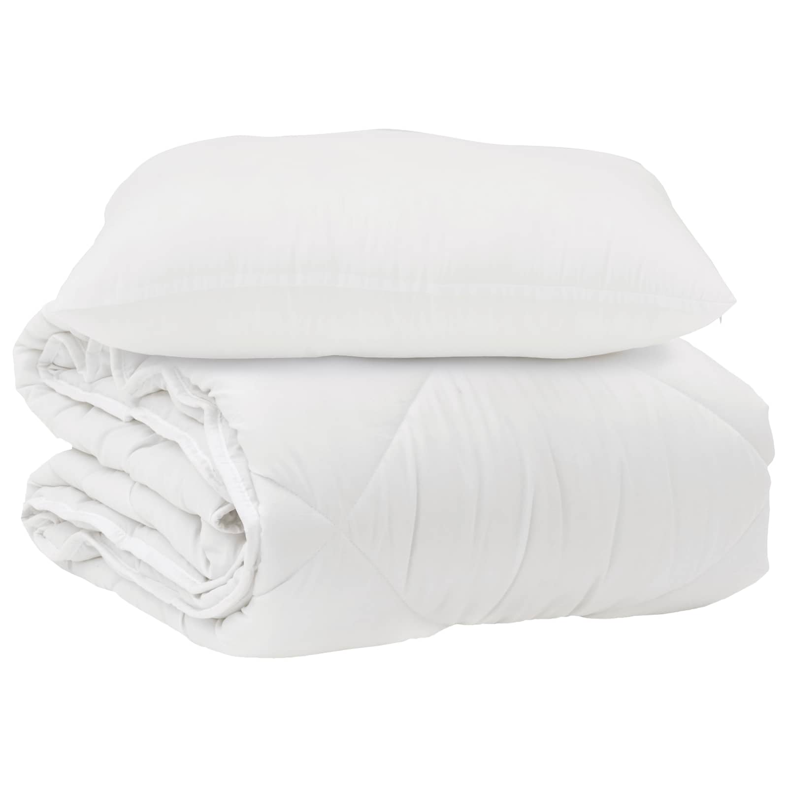 Dekbed met kussen 2 pcs Wit Microvezel is nu te koop bij PeponiXL, paradijselijk wonen!