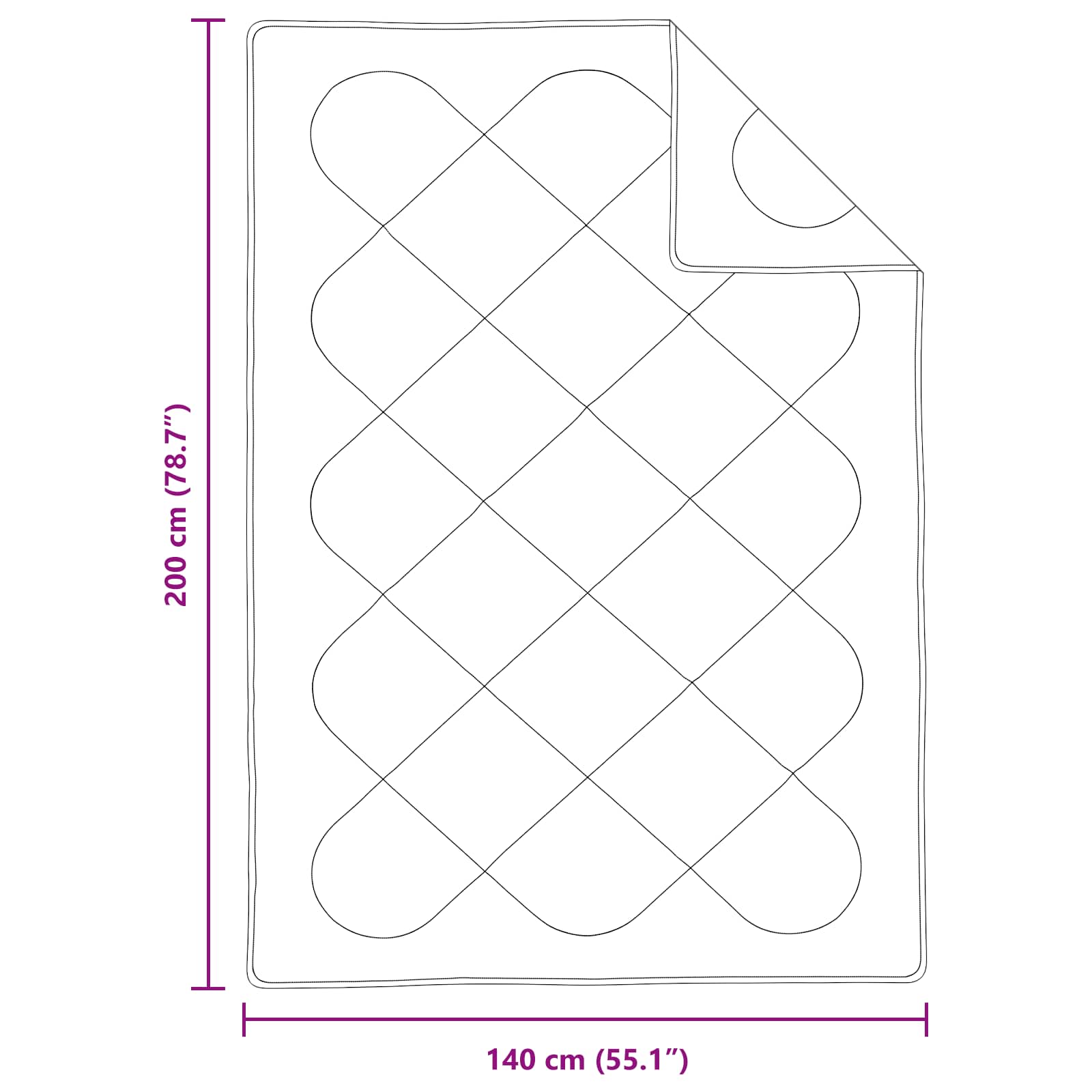 Dekbed met kussen 2 pcs Wit Microvezel is nu te koop bij PeponiXL, paradijselijk wonen!