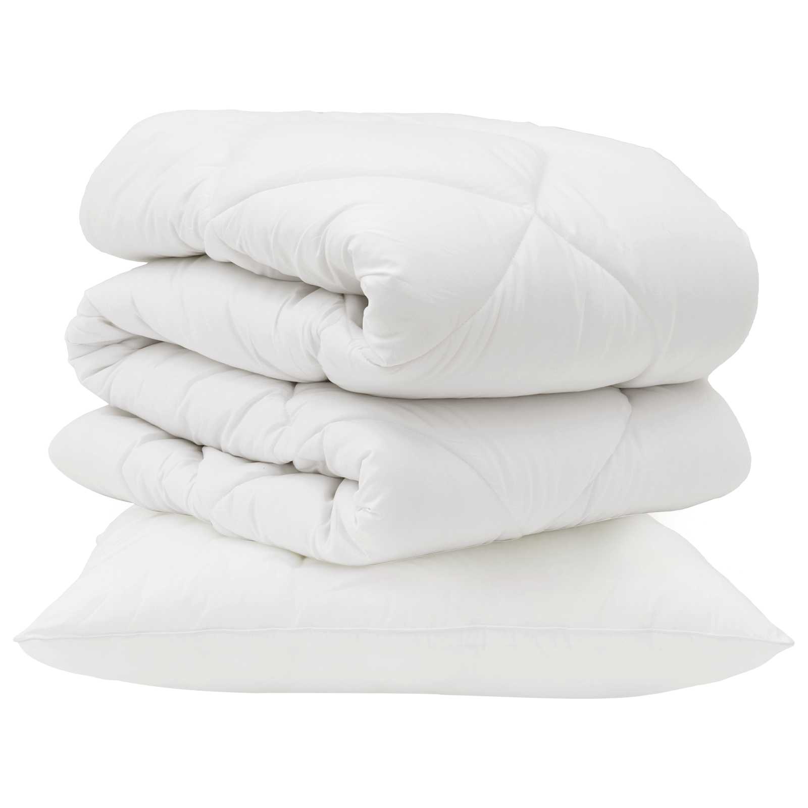 Dekbed met kussen 2 pcs Wit Microvezel is nu te koop bij PeponiXL, paradijselijk wonen!