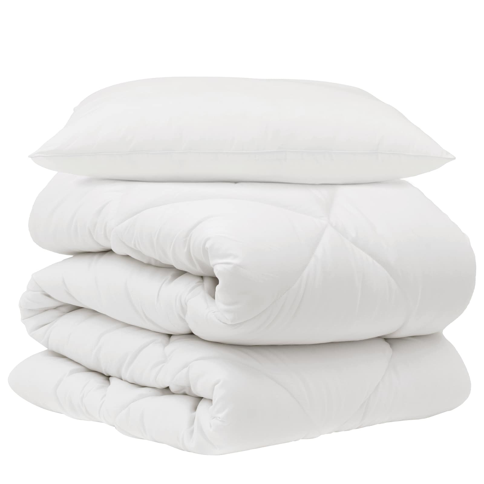 Dekbed met kussen 2 pcs Wit Microvezel is nu te koop bij PeponiXL, paradijselijk wonen!
