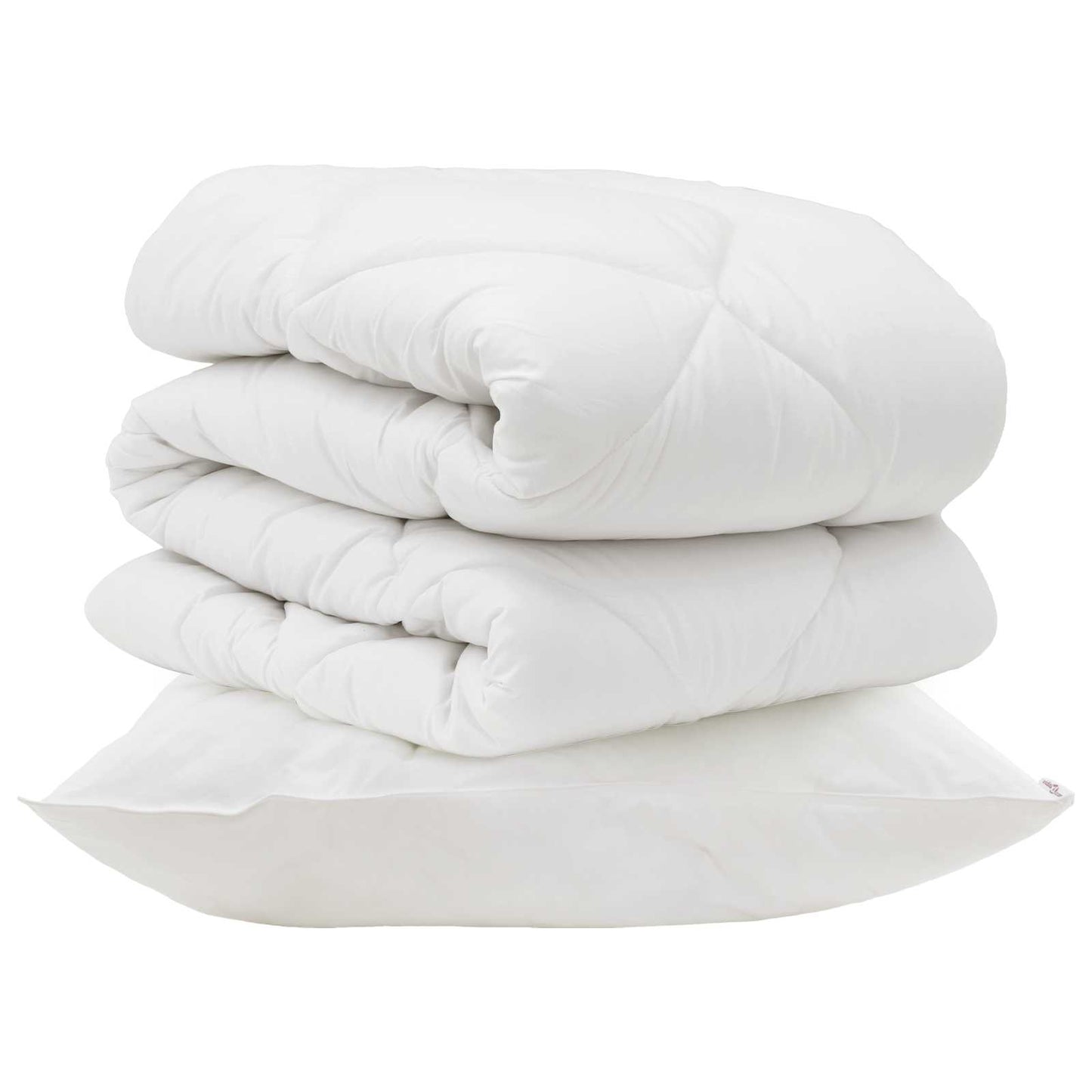 Dekbed met kussen 2 pcs Wit Microvezel is nu te koop bij PeponiXL, paradijselijk wonen!