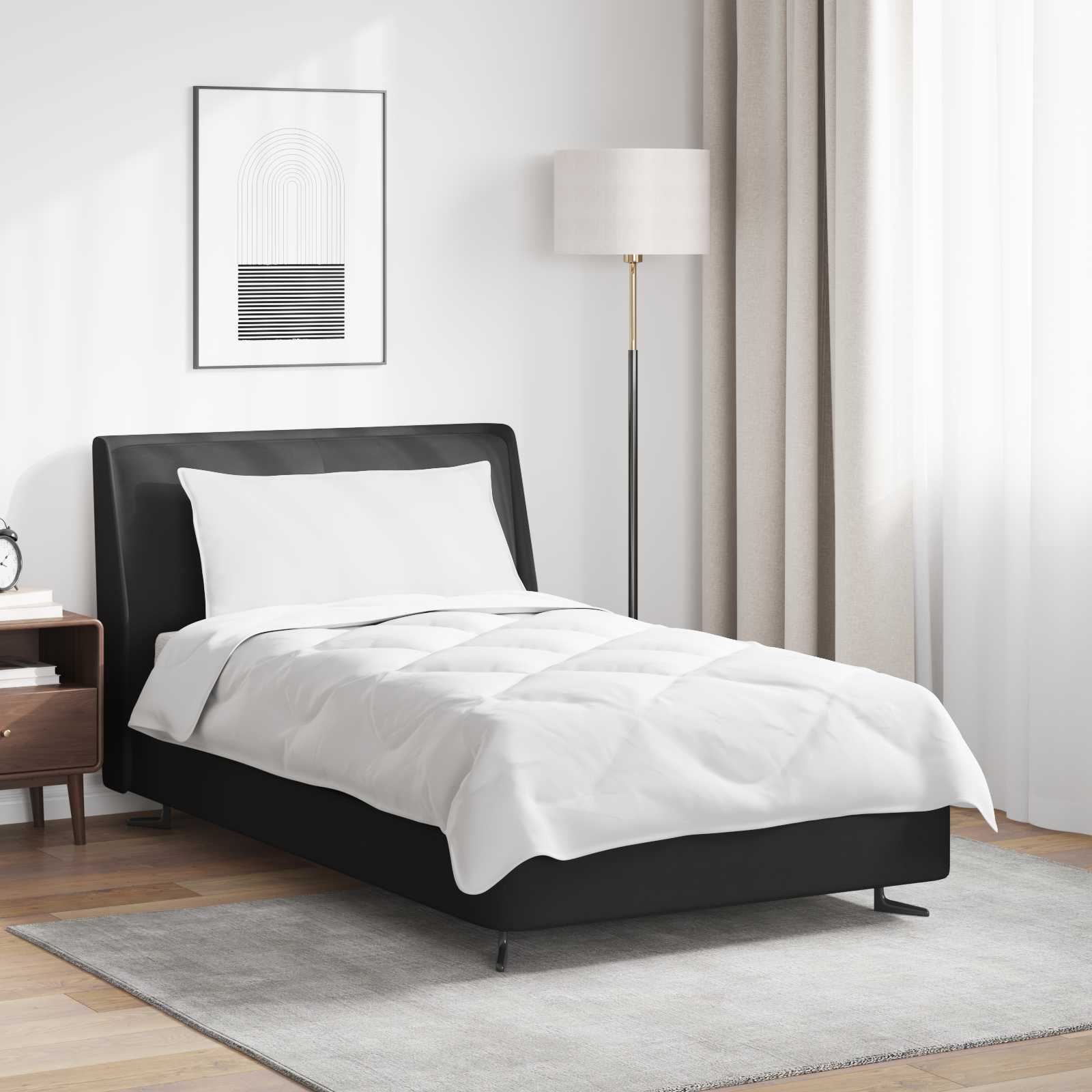 Dekbed met kussen 2 pcs Wit Microvezel is nu te koop bij PeponiXL, paradijselijk wonen!