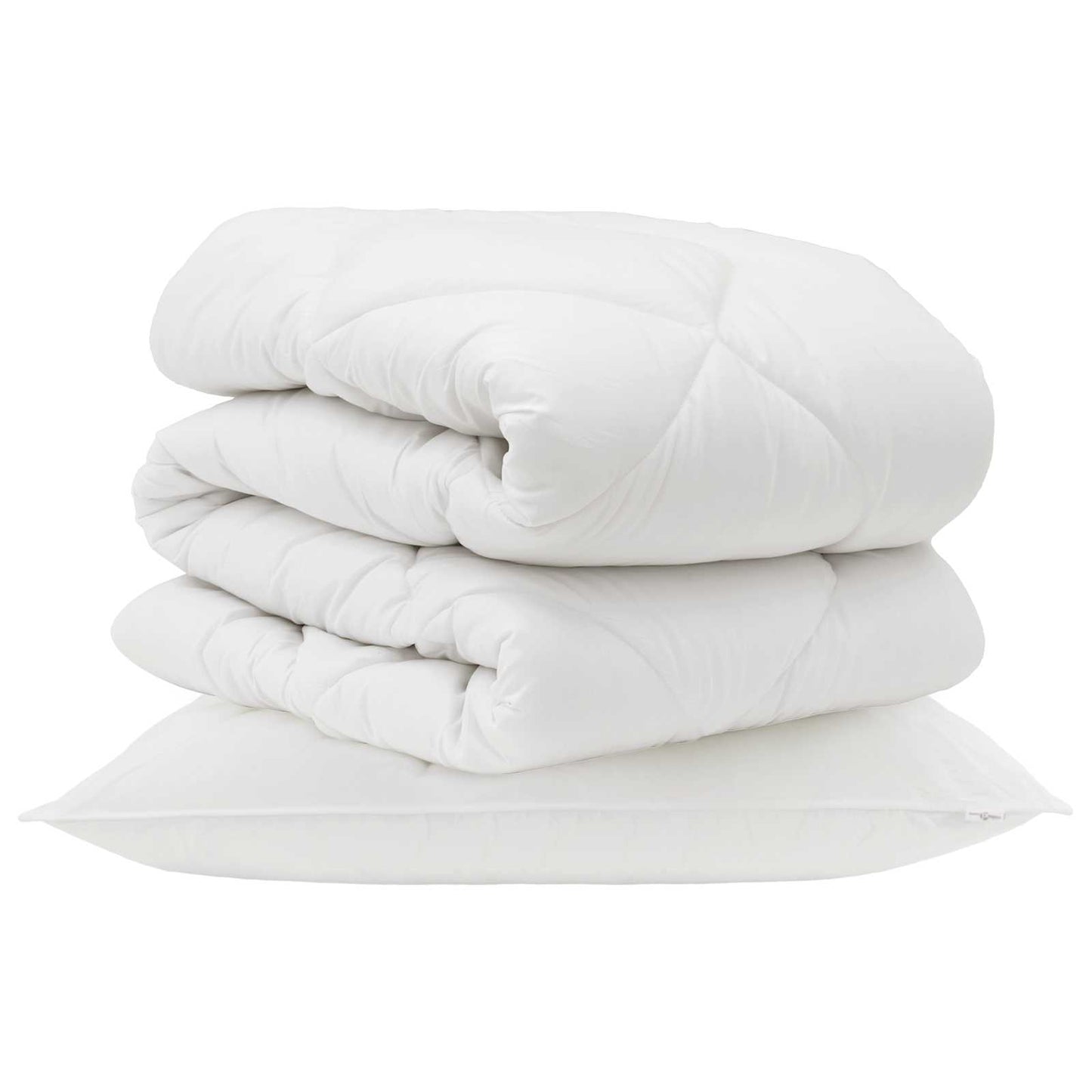 Dekbed met kussen 2 pcs Wit Microvezel is nu te koop bij PeponiXL, paradijselijk wonen!
