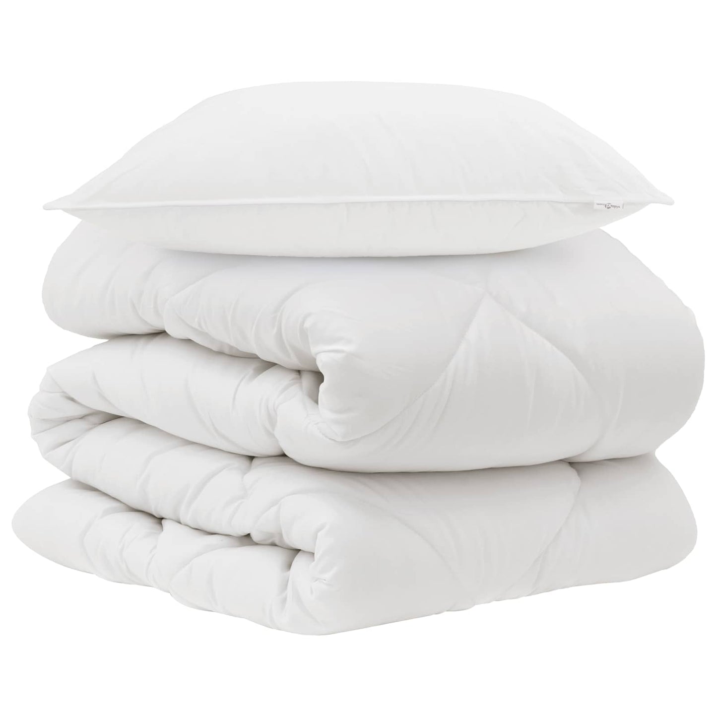 Dekbed met kussen 2 pcs Wit Microvezel is nu te koop bij PeponiXL, paradijselijk wonen!