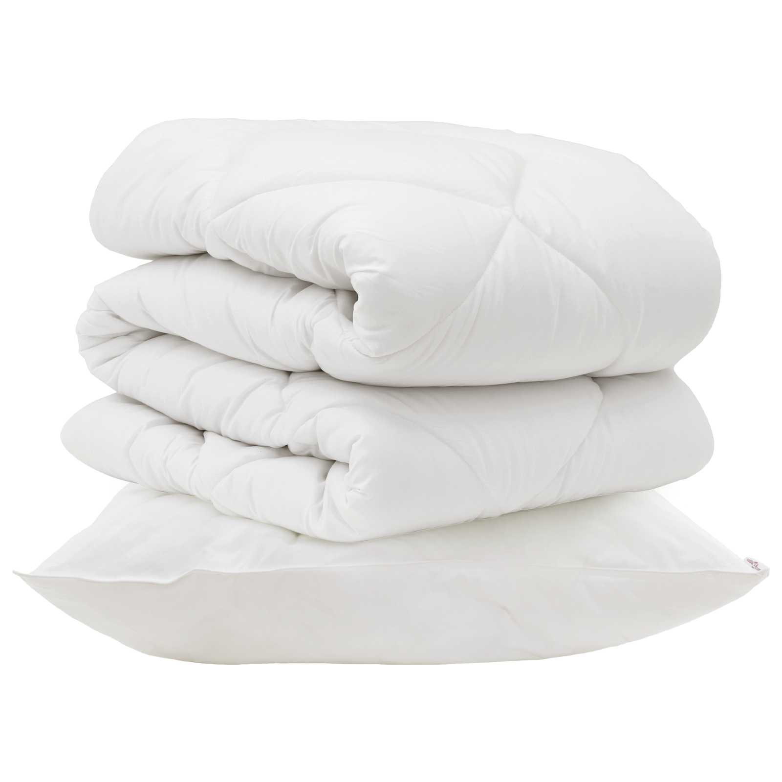 Dekbed met kussen 2 pcs Wit Microvezel is nu te koop bij PeponiXL, paradijselijk wonen!