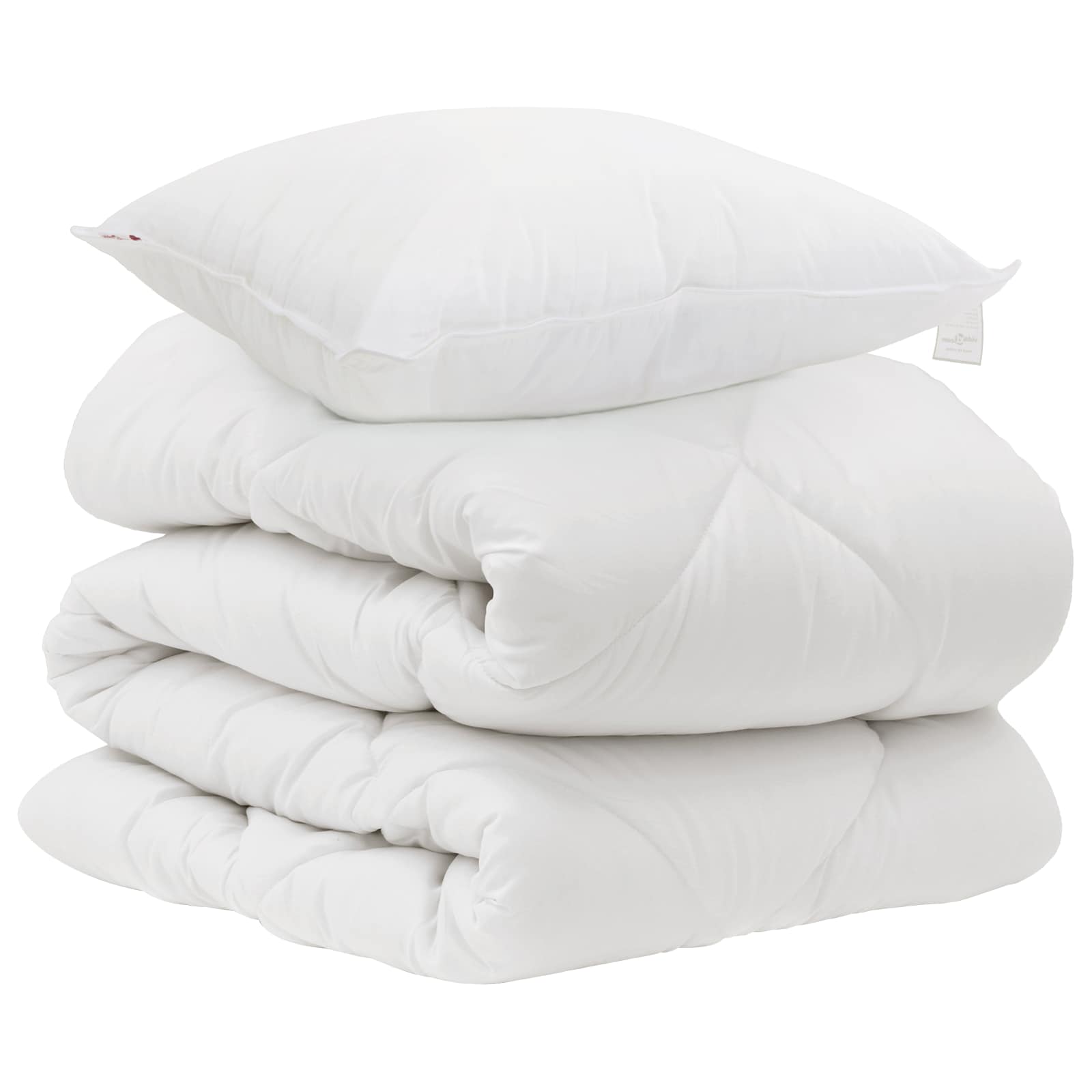 Dekbed met kussen 2 pcs Wit Microvezel is nu te koop bij PeponiXL, paradijselijk wonen!