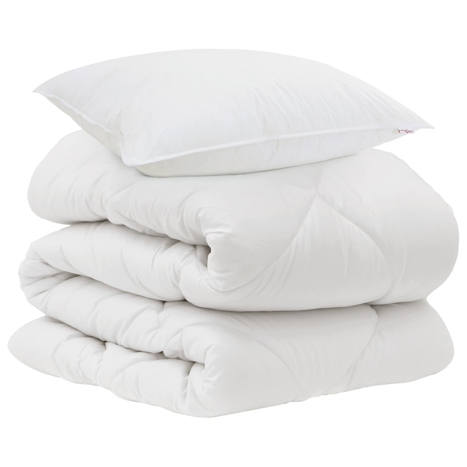 Dekbed met kussen 2 pcs Wit Microvezel is nu te koop bij PeponiXL, paradijselijk wonen!