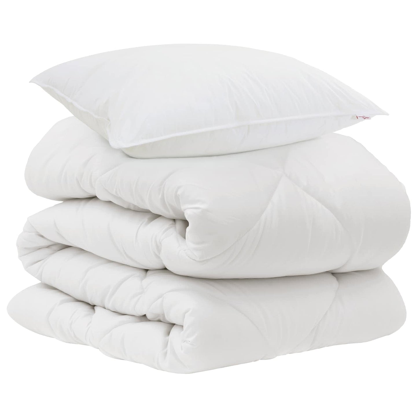 Dekbed met kussen 2 pcs Wit Microvezel is nu te koop bij PeponiXL, paradijselijk wonen!