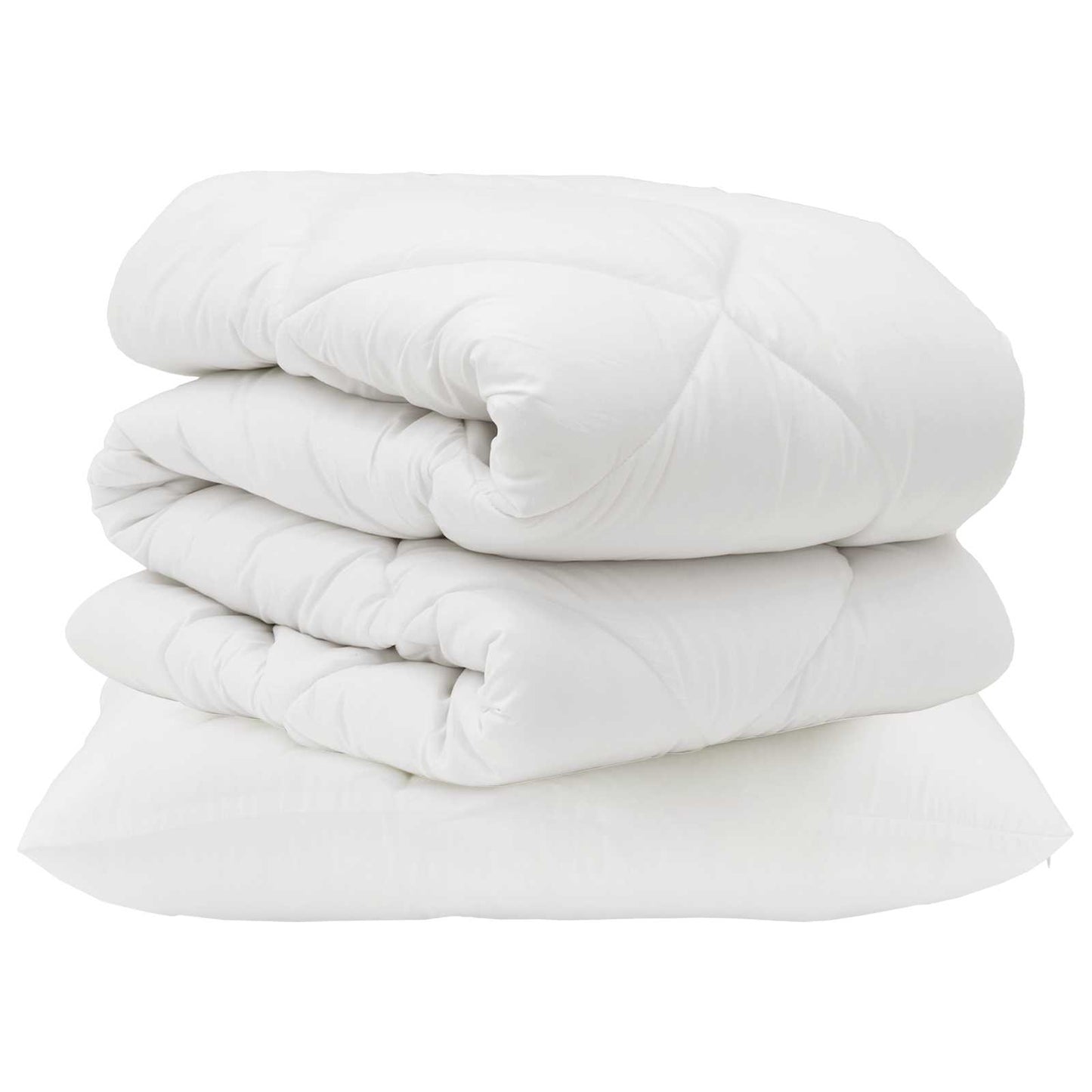 Dekbed Set met kussen 2 pcs Wit Microvezel is nu te koop bij PeponiXL, paradijselijk wonen!