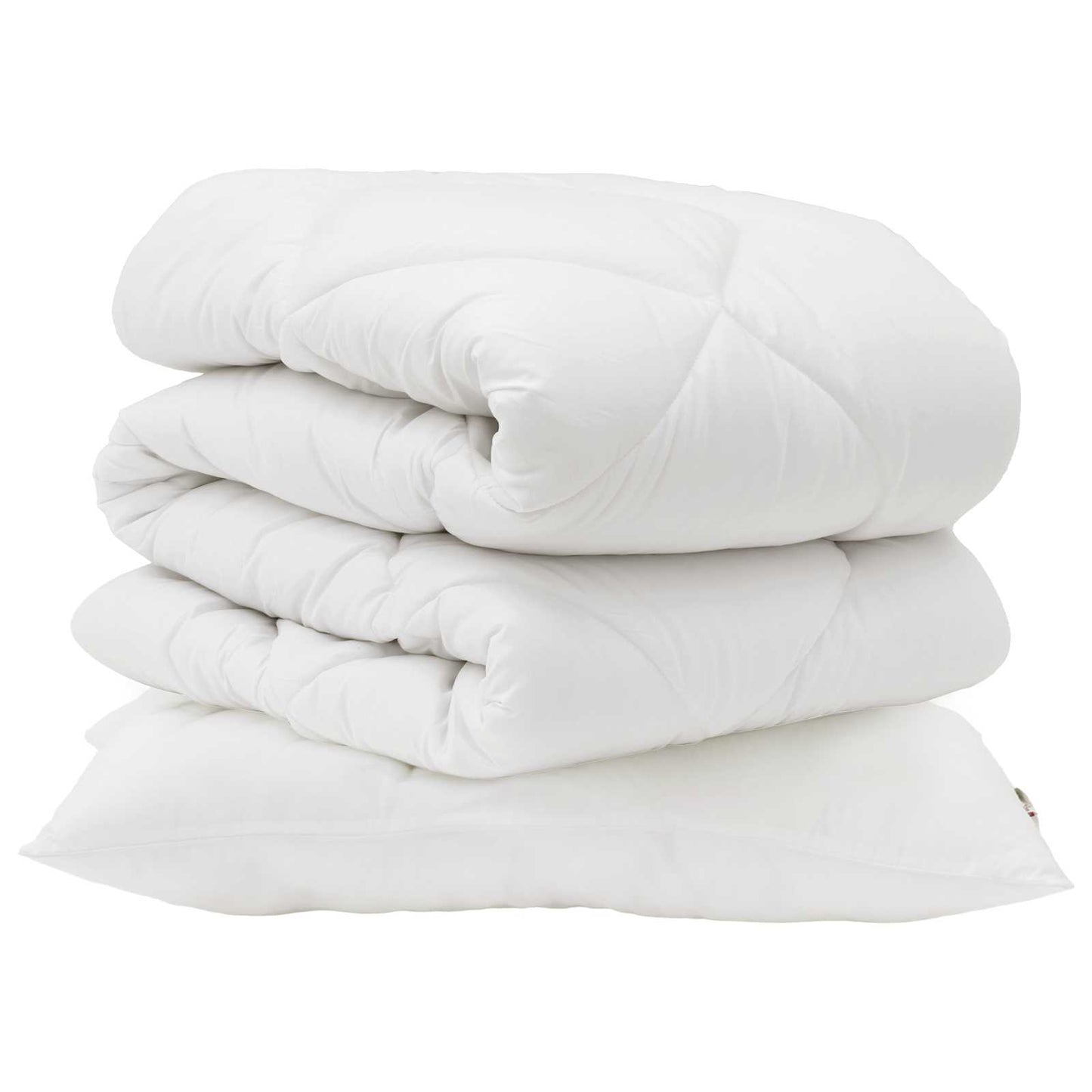 Dekbed Set met kussen 2 pcs Wit Microvezel is nu te koop bij PeponiXL, paradijselijk wonen!
