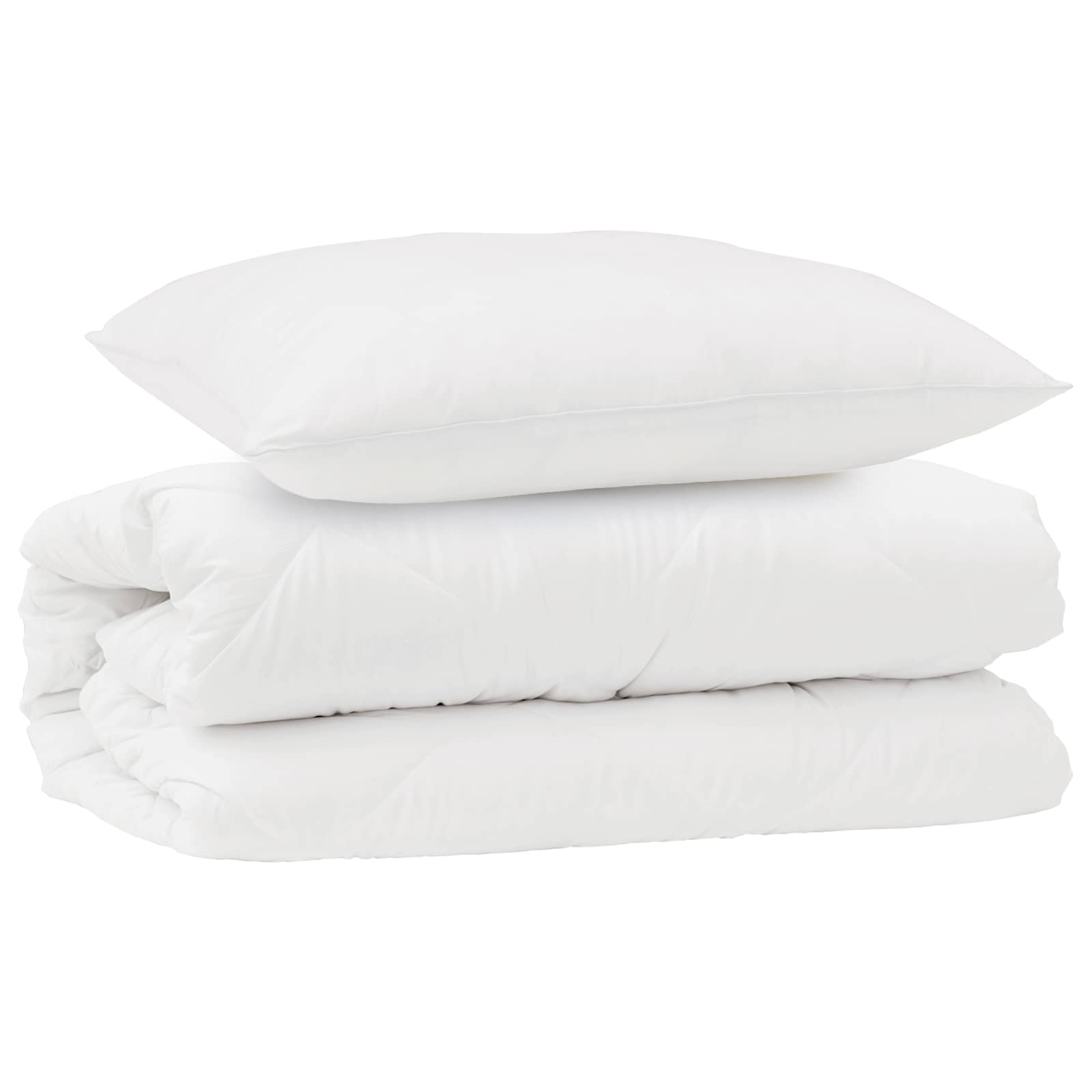 Dekbed Set met kussen 2 pcs Wit Microfibre is nu te koop bij PeponiXL, paradijselijk wonen!