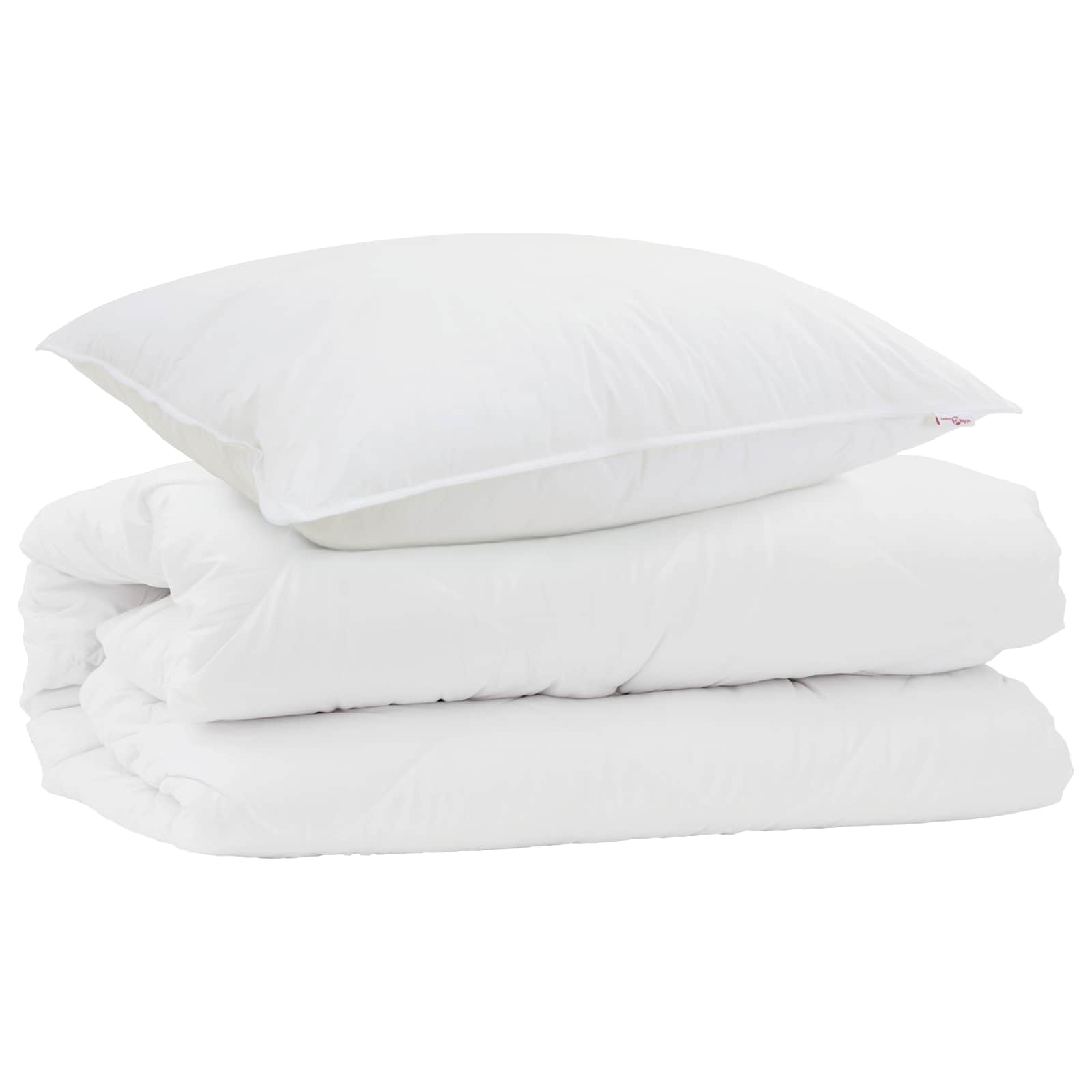 Dekbed Set met kussen 2 pcs Wit Microfibre is nu te koop bij PeponiXL, paradijselijk wonen!