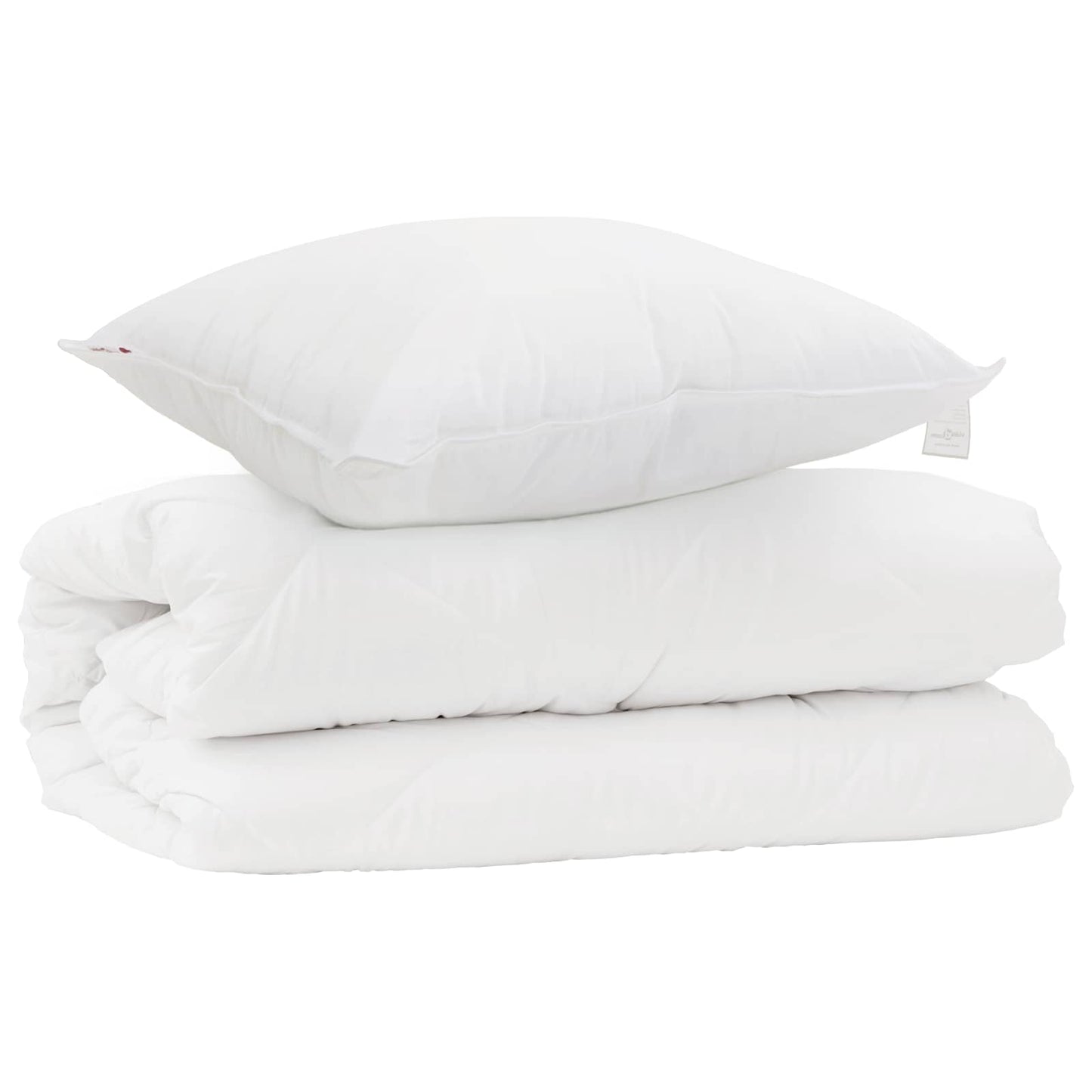 Dekbed Set met kussen 2 pcs Wit Microfibre is nu te koop bij PeponiXL, paradijselijk wonen!