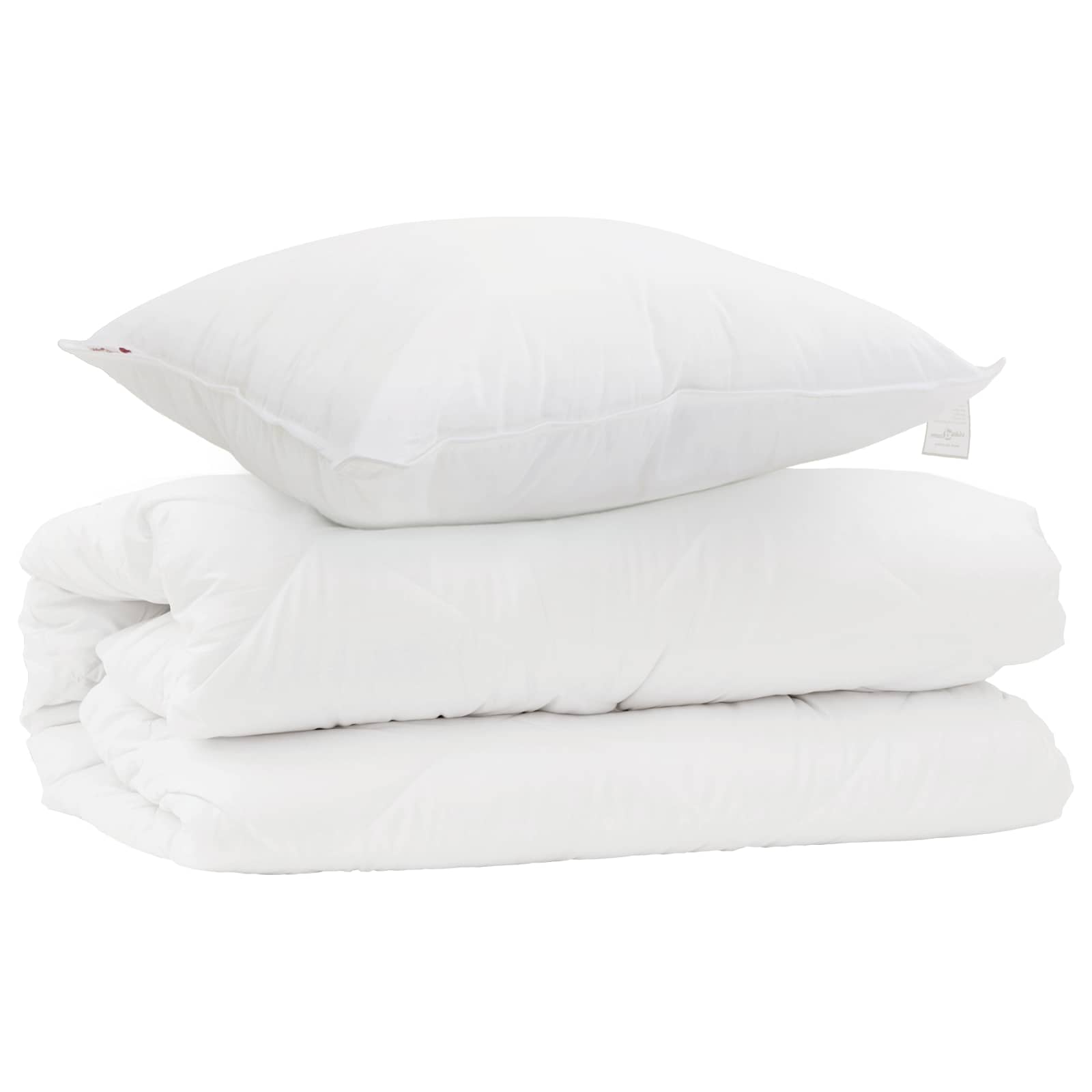 Dekbed Set met kussen 2 pcs Wit Microfibre is nu te koop bij PeponiXL, paradijselijk wonen!