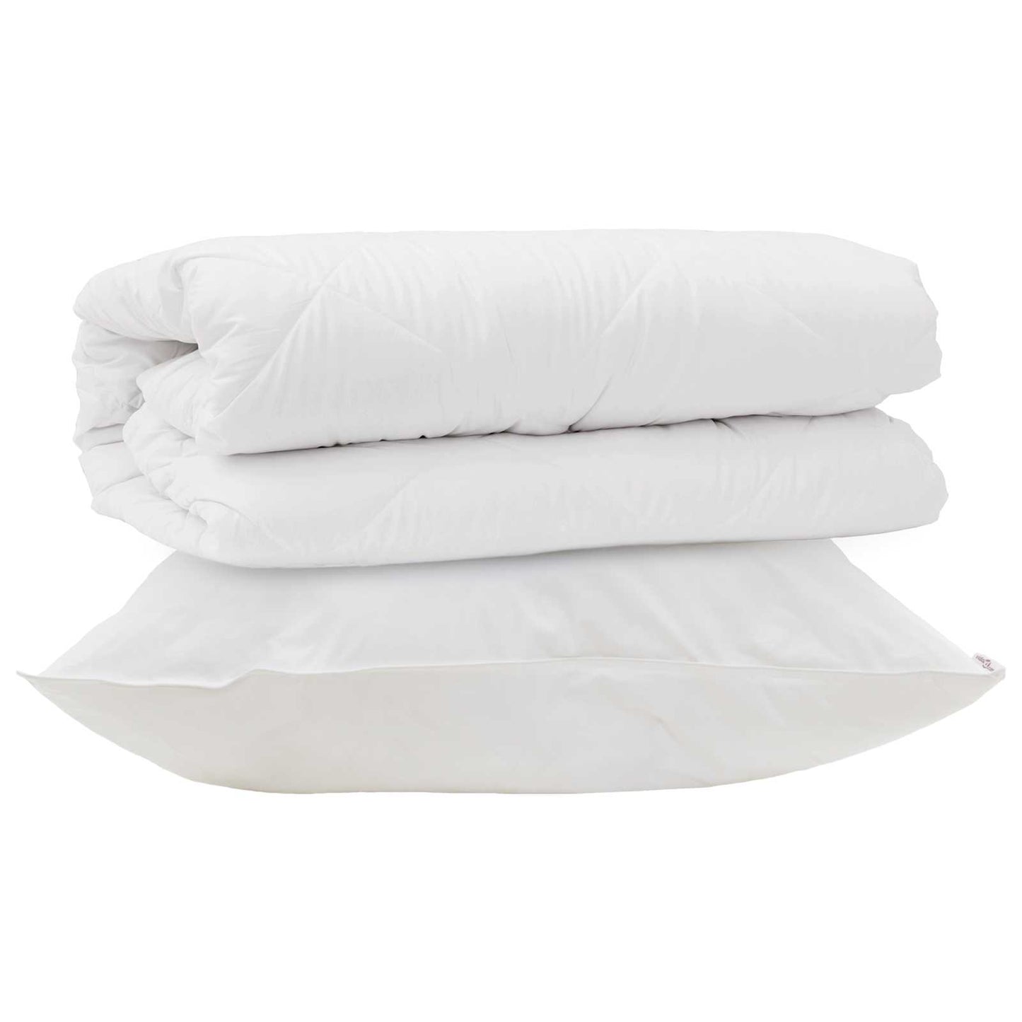 Dekbed Set met kussen 2 pcs Wit Microfibre is nu te koop bij PeponiXL, paradijselijk wonen!