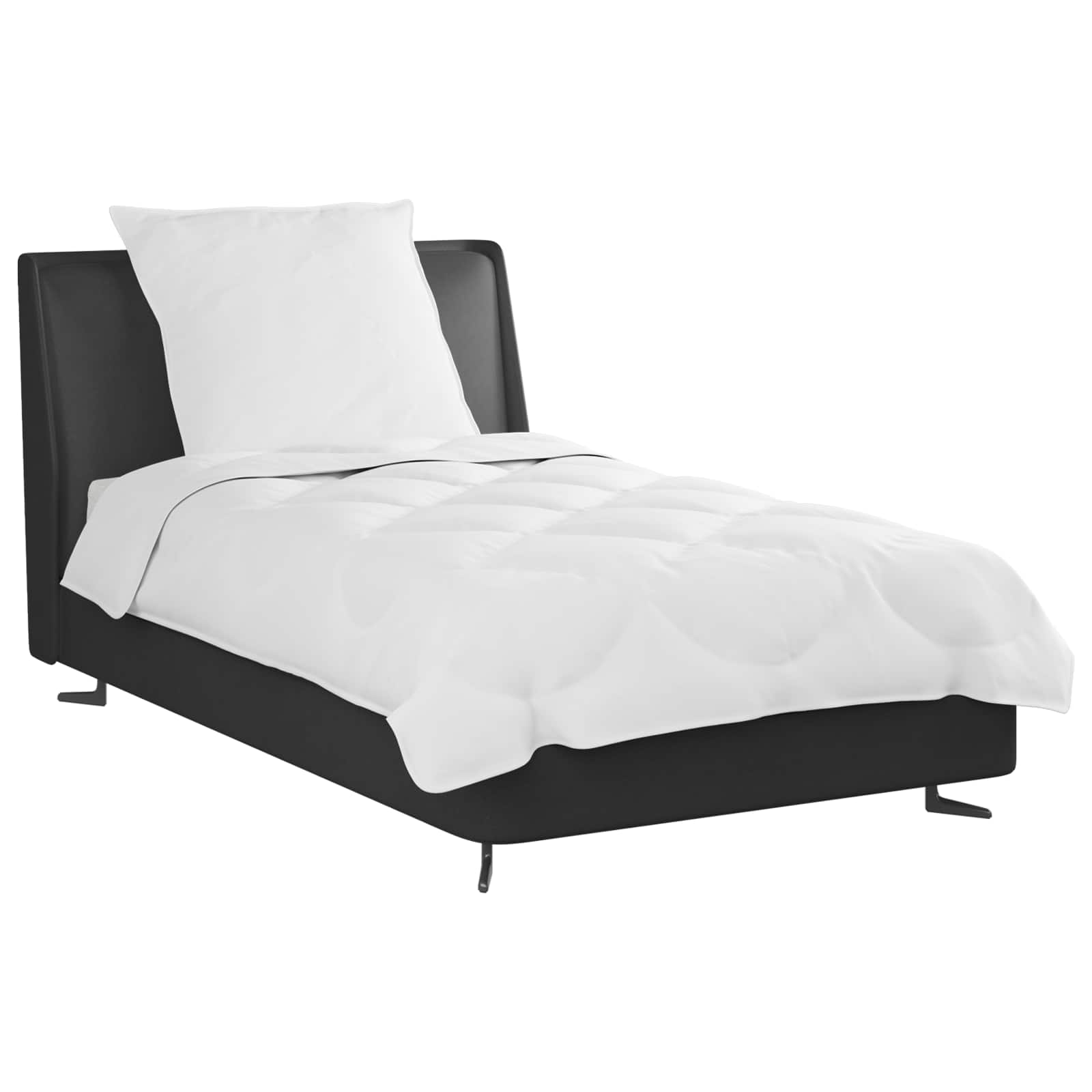 Dekbed Set met kussen 2 pcs Wit Microfibre is nu te koop bij PeponiXL, paradijselijk wonen!
