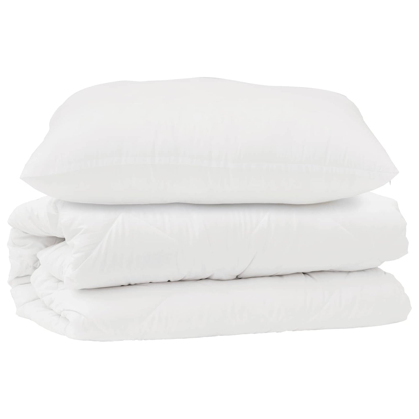 Dekbed Set met kussen 2 pcs Wit Microfibre is nu te koop bij PeponiXL, paradijselijk wonen!