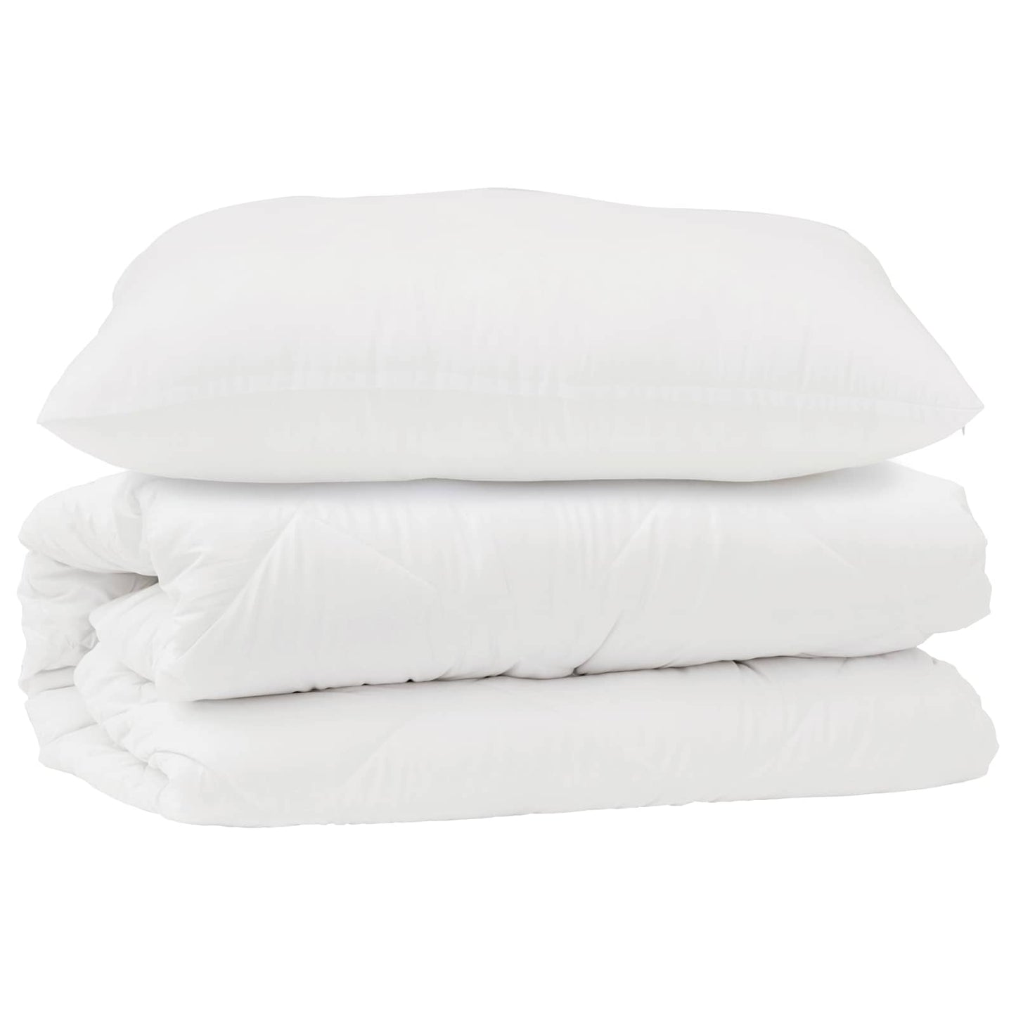 Dekbed Set met kussen 2 pcs Wit Microfibre is nu te koop bij PeponiXL, paradijselijk wonen!