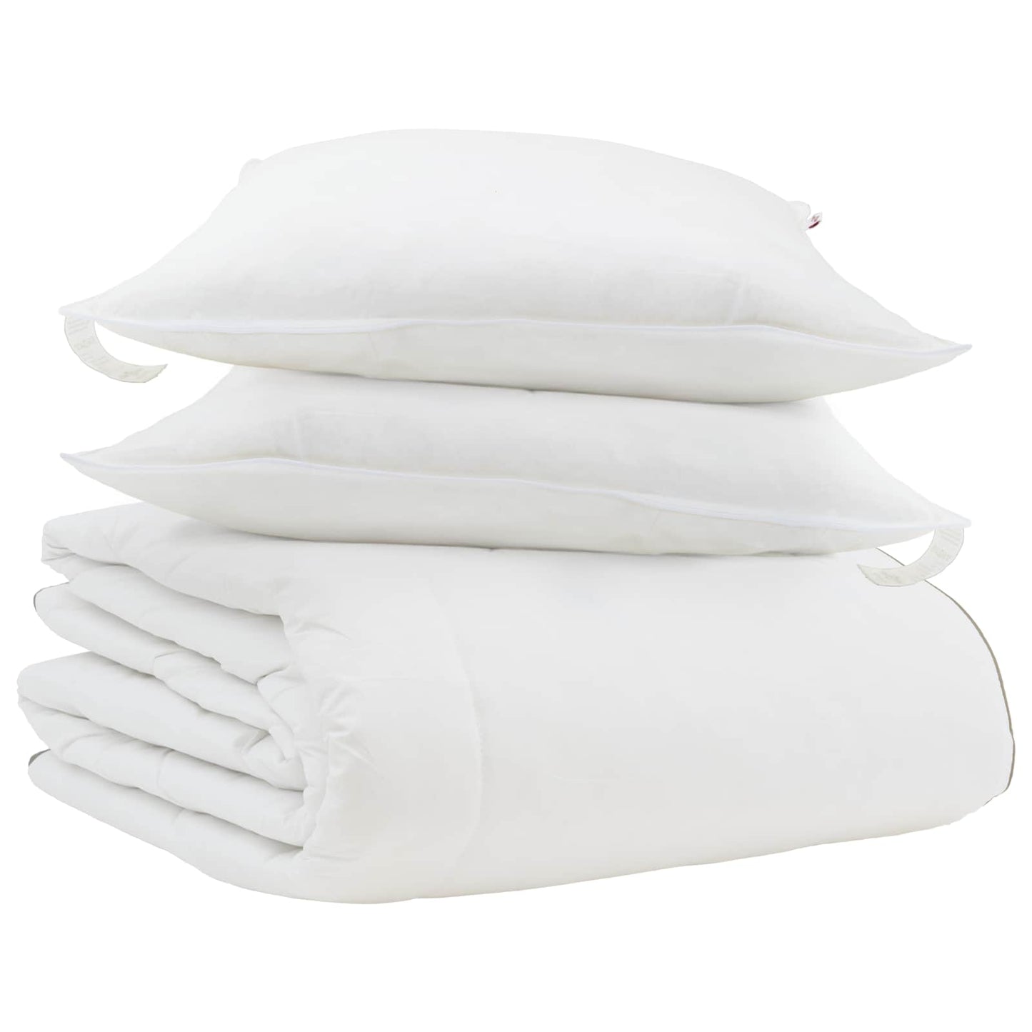 Winter Dekbed met kussen 3 pcs Wit Donsveertjes is nu te koop bij PeponiXL, paradijselijk wonen!
