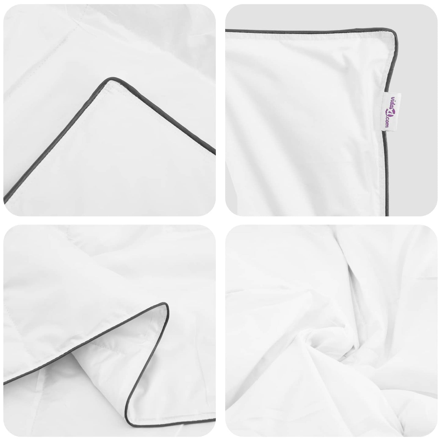 Winter Dekbed met kussen 3 pcs Wit Donsveertjes is nu te koop bij PeponiXL, paradijselijk wonen!