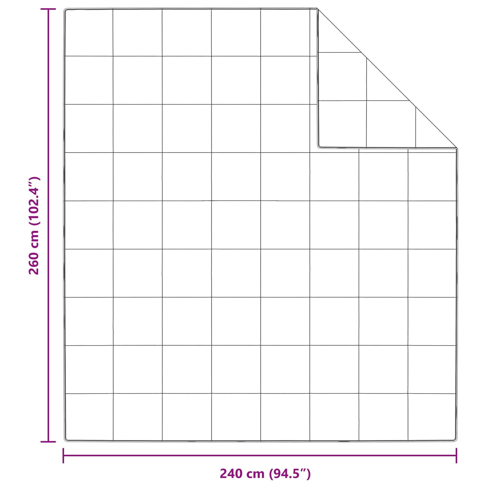 Winter Dekbed met kussen 3 pcs Wit Donsveertjes is nu te koop bij PeponiXL, paradijselijk wonen!