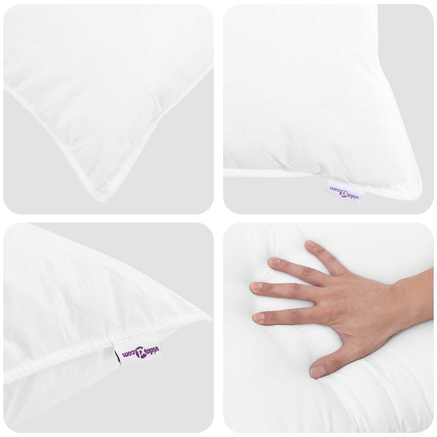 Dekbed Set met kussen 3 pcs Wit Donsveertjes is nu te koop bij PeponiXL, paradijselijk wonen!