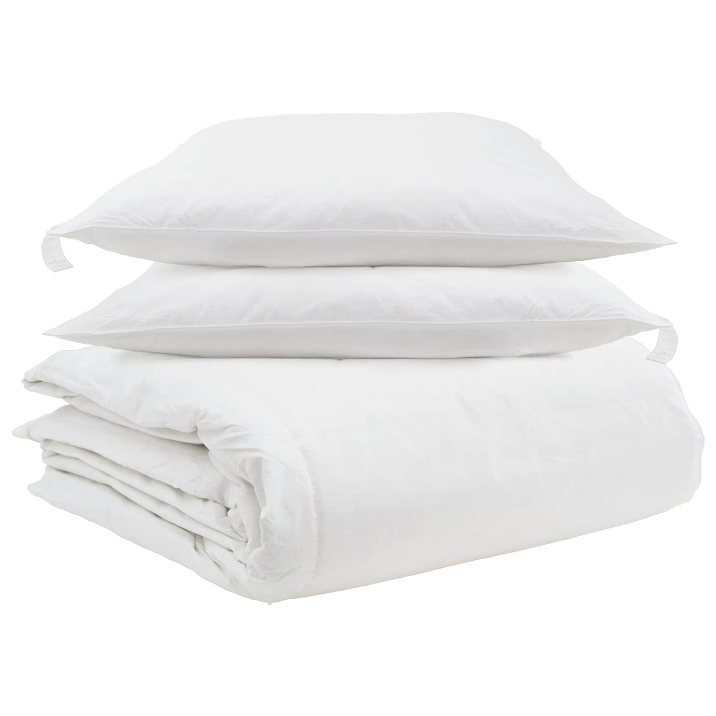 Dekbed Set met kussen 3 pcs Wit Donsveertjes is nu te koop bij PeponiXL, paradijselijk wonen!