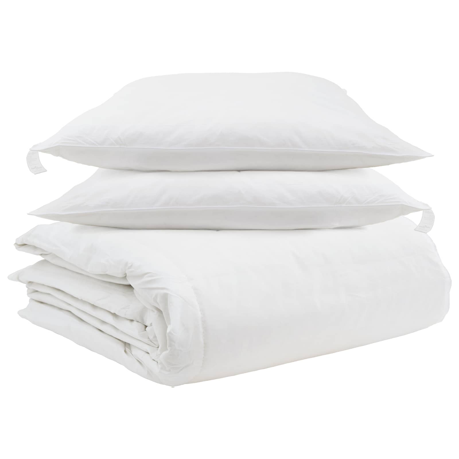 Dekbed Set met kussen 3 pcs Wit Donsveertjes is nu te koop bij PeponiXL, paradijselijk wonen!