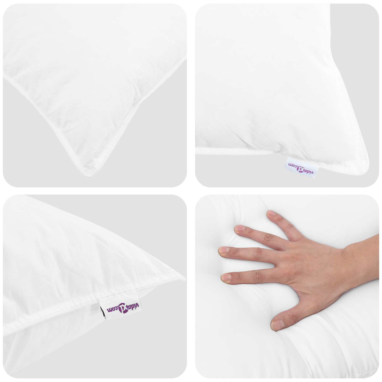 Dekbed Set met kussen 3 pcs Wit Donsveertjes is nu te koop bij PeponiXL, paradijselijk wonen!