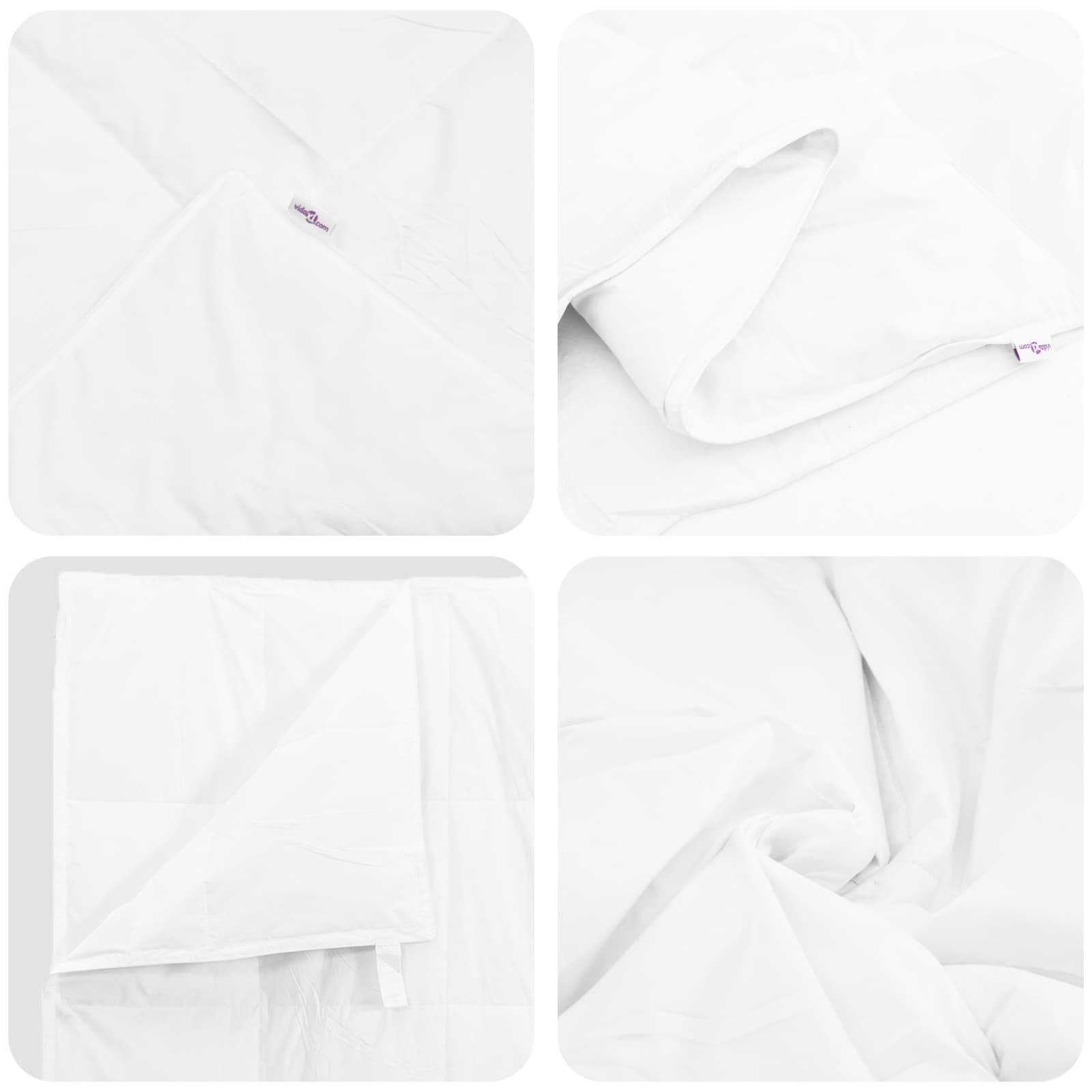 Dekbed Set met kussen 3 pcs Wit Donsveertjes is nu te koop bij PeponiXL, paradijselijk wonen!