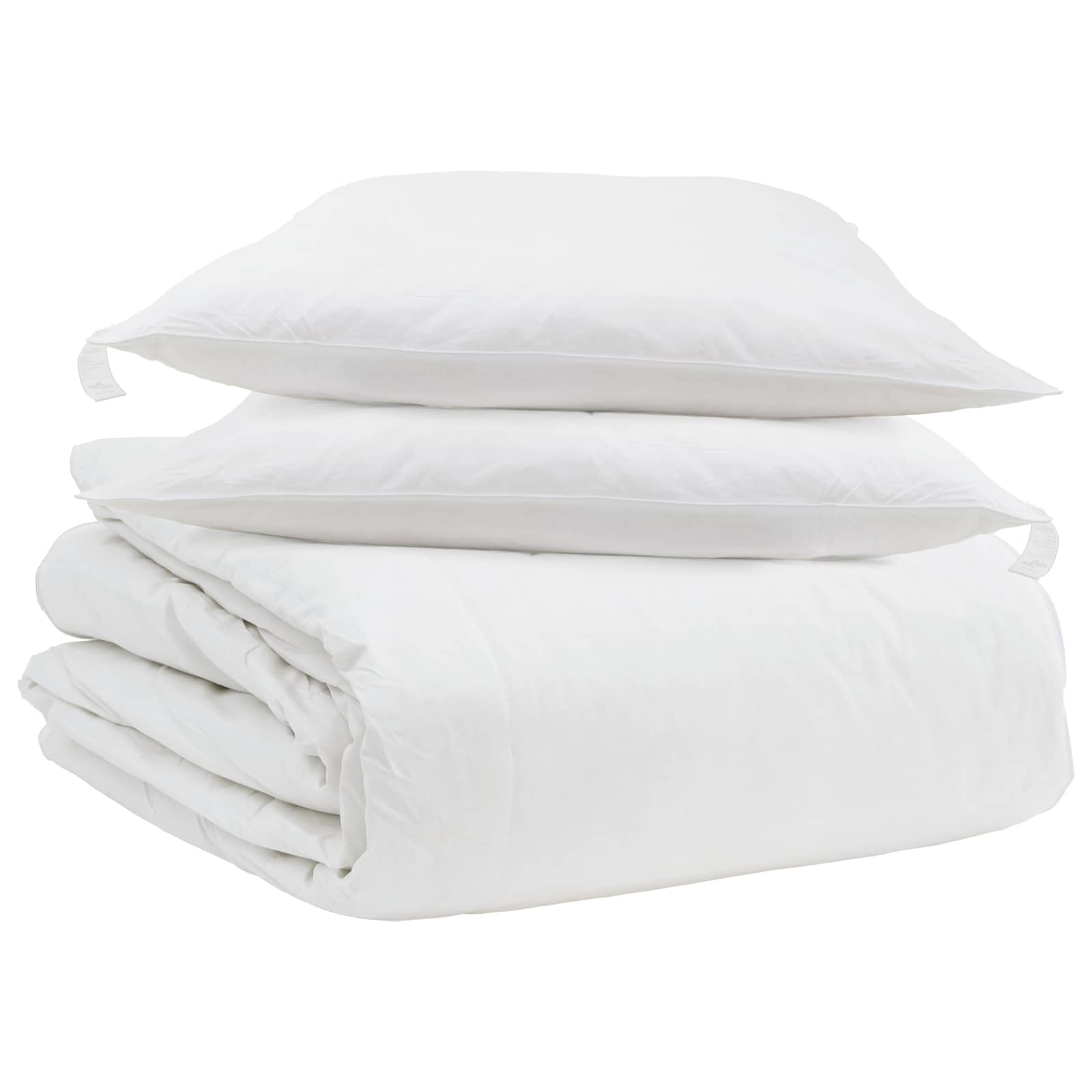 Dekbed Set met kussen 3 pcs Wit Donsveertjes is nu te koop bij PeponiXL, paradijselijk wonen!