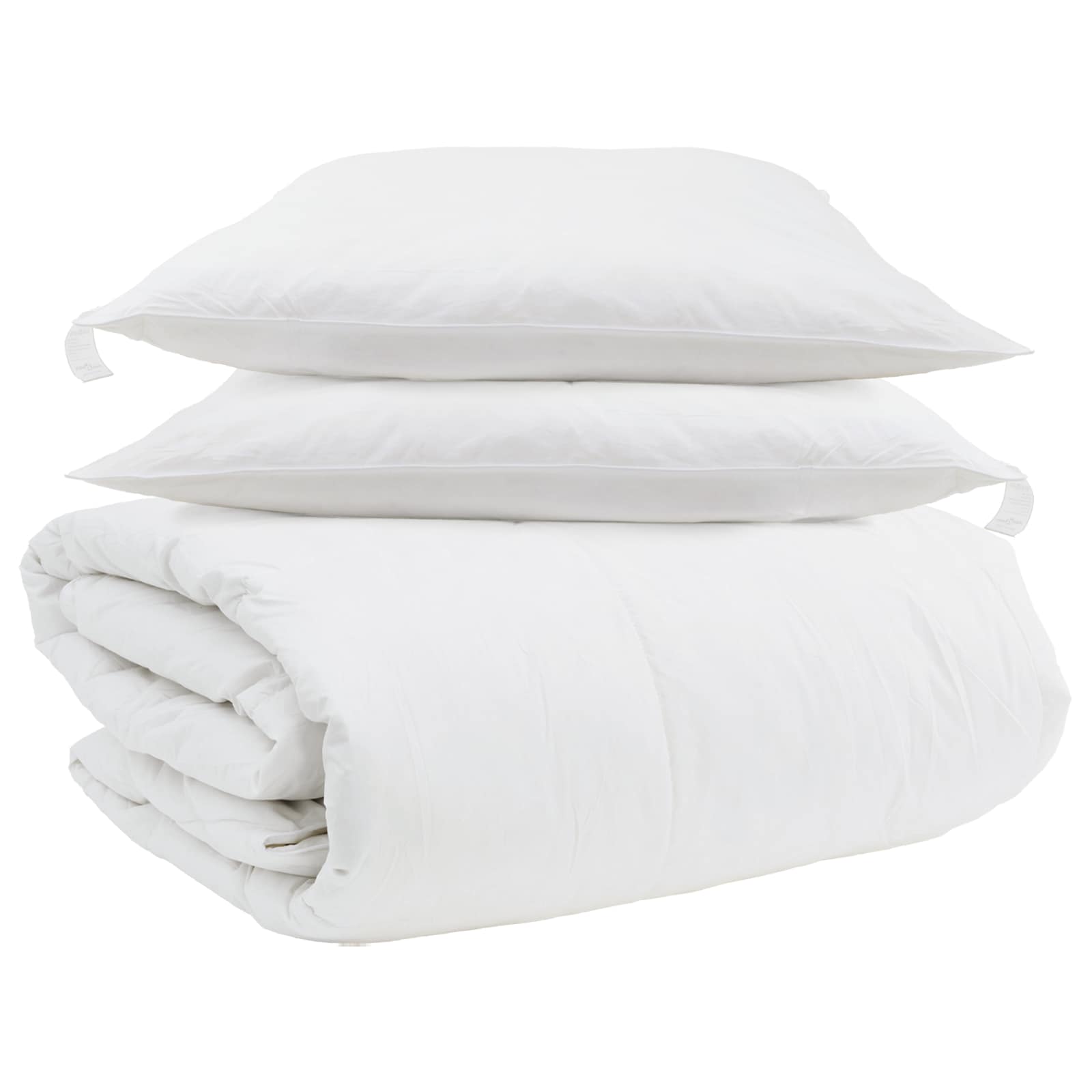 Dekbed Set met kussen 3 pcs Wit Donsveertjes is nu te koop bij PeponiXL, paradijselijk wonen!