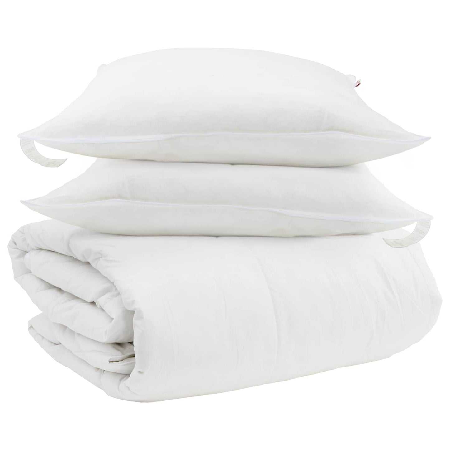 Dekbed Set met kussen 3 pcs Wit Donsveertjes is nu te koop bij PeponiXL, paradijselijk wonen!