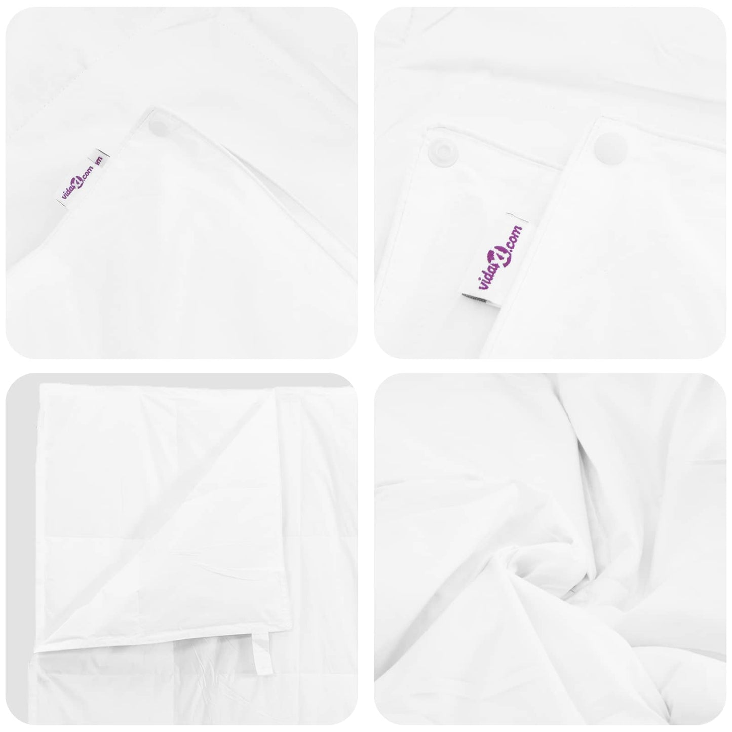 Dekbed Set met kussen 3 pcs Wit Donsveertjes is nu te koop bij PeponiXL, paradijselijk wonen!