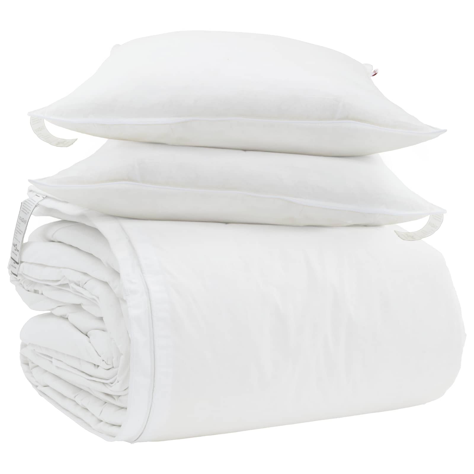 Dekbed Set met kussen 3 pcs Wit Donsveertjes is nu te koop bij PeponiXL, paradijselijk wonen!