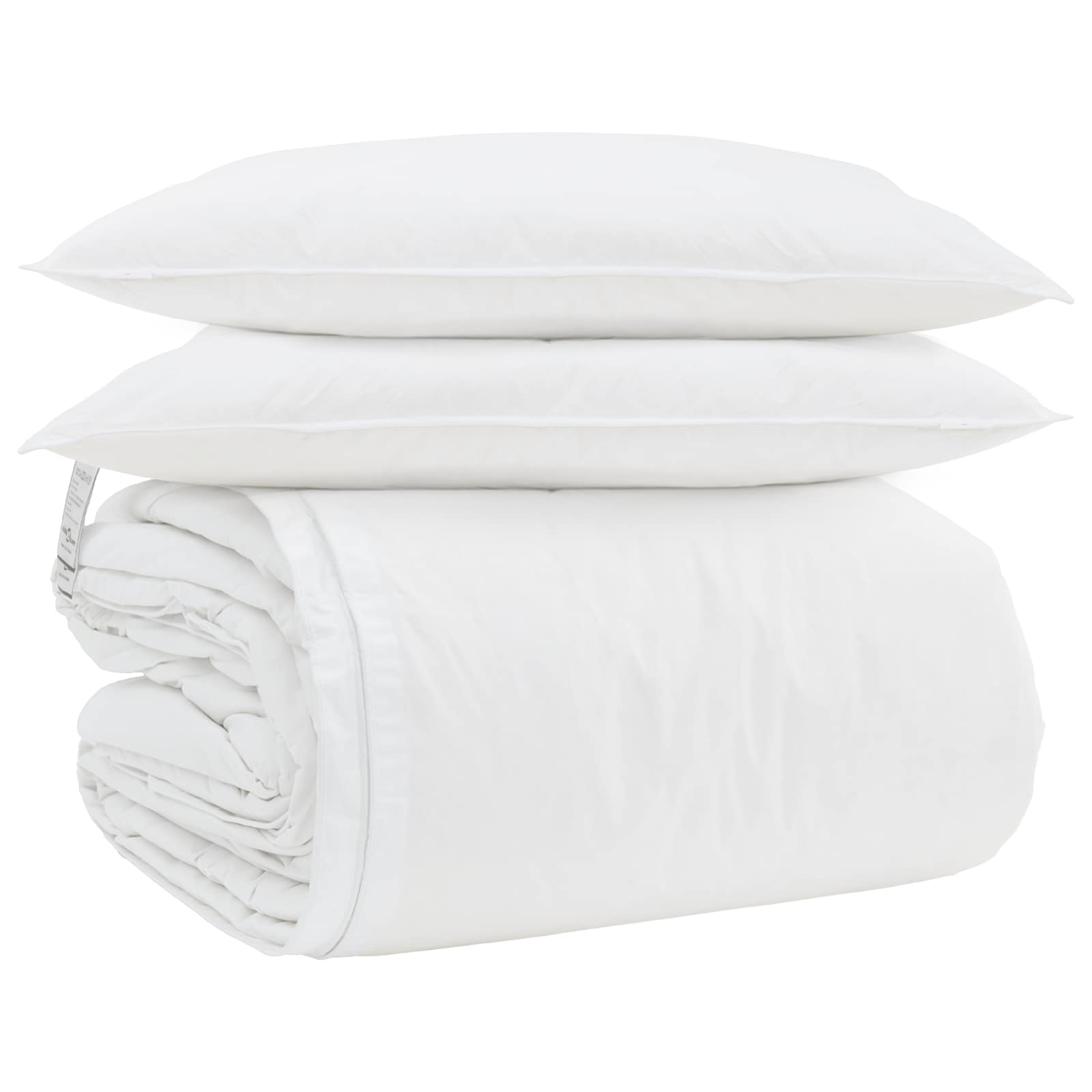Dekbed Set met kussen 3 pcs Wit Donsveertjes is nu te koop bij PeponiXL, paradijselijk wonen!