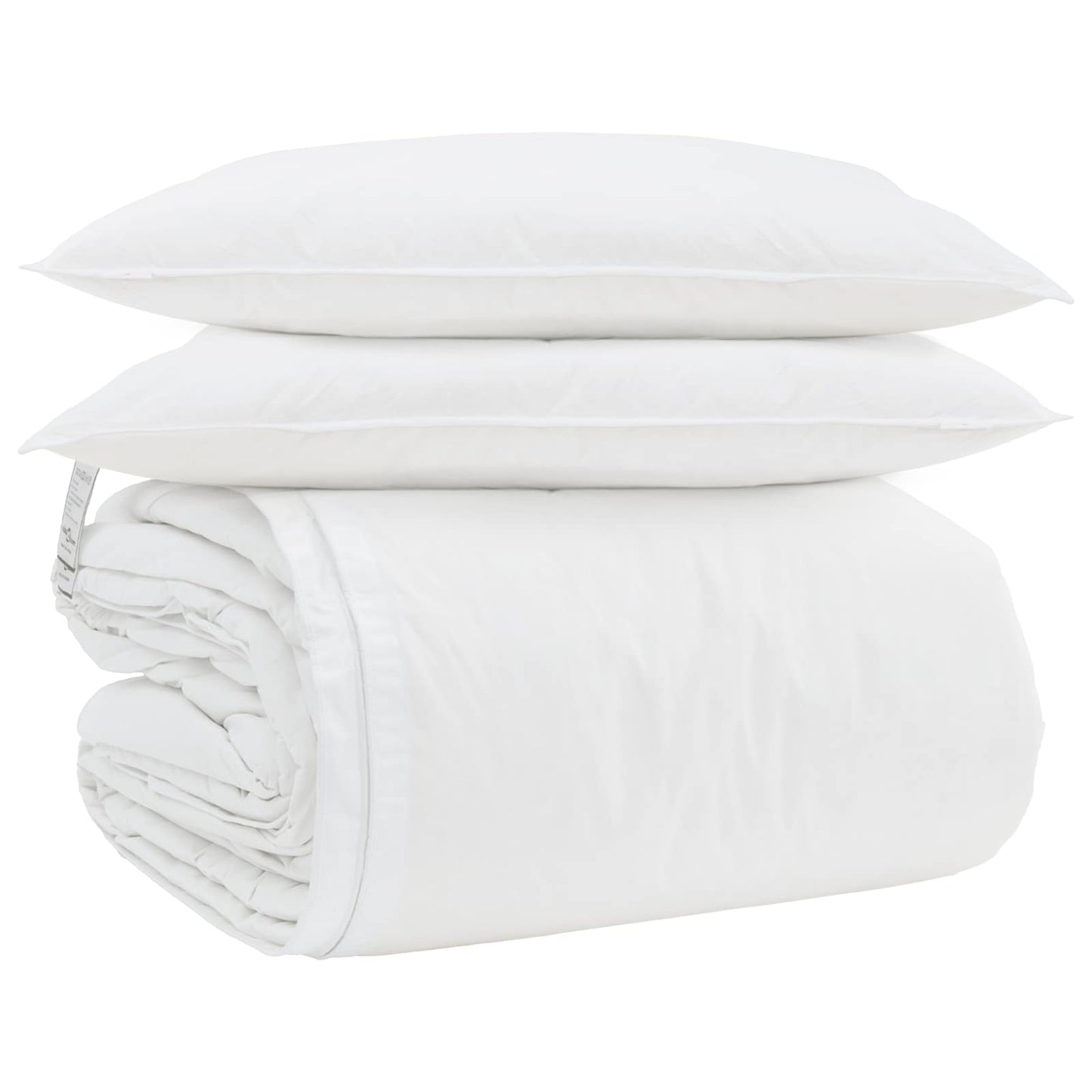 Dekbed Set met kussen 3 pcs Wit Donsveertjes is nu te koop bij PeponiXL, paradijselijk wonen!
