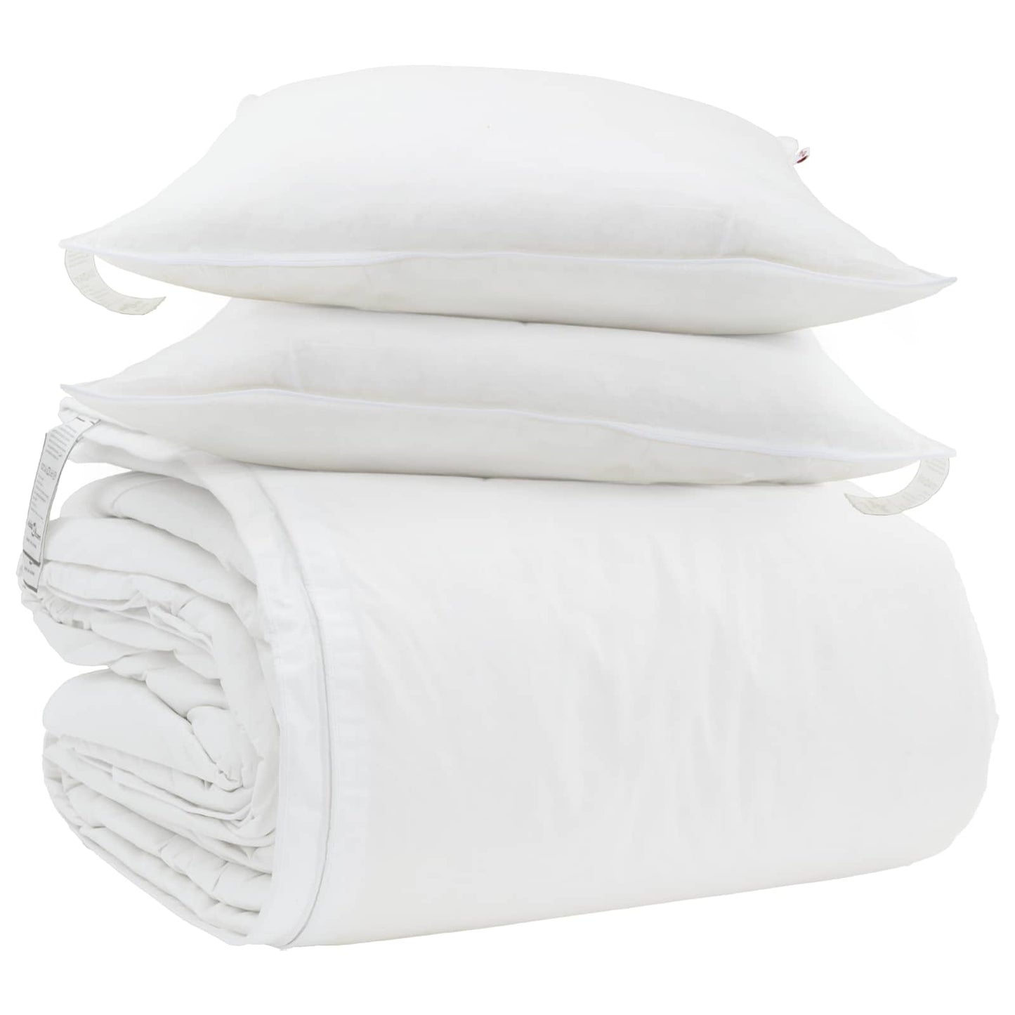 Dekbed Set met kussen 3 pcs Wit Donsveertjes is nu te koop bij PeponiXL, paradijselijk wonen!
