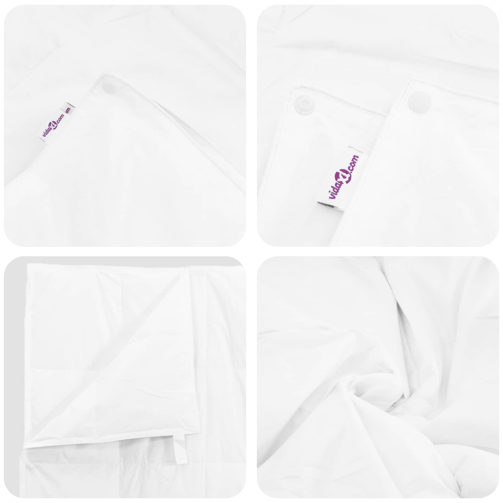 Dekbed Set met kussen 3 pcs Wit Donsveertjes is nu te koop bij PeponiXL, paradijselijk wonen!
