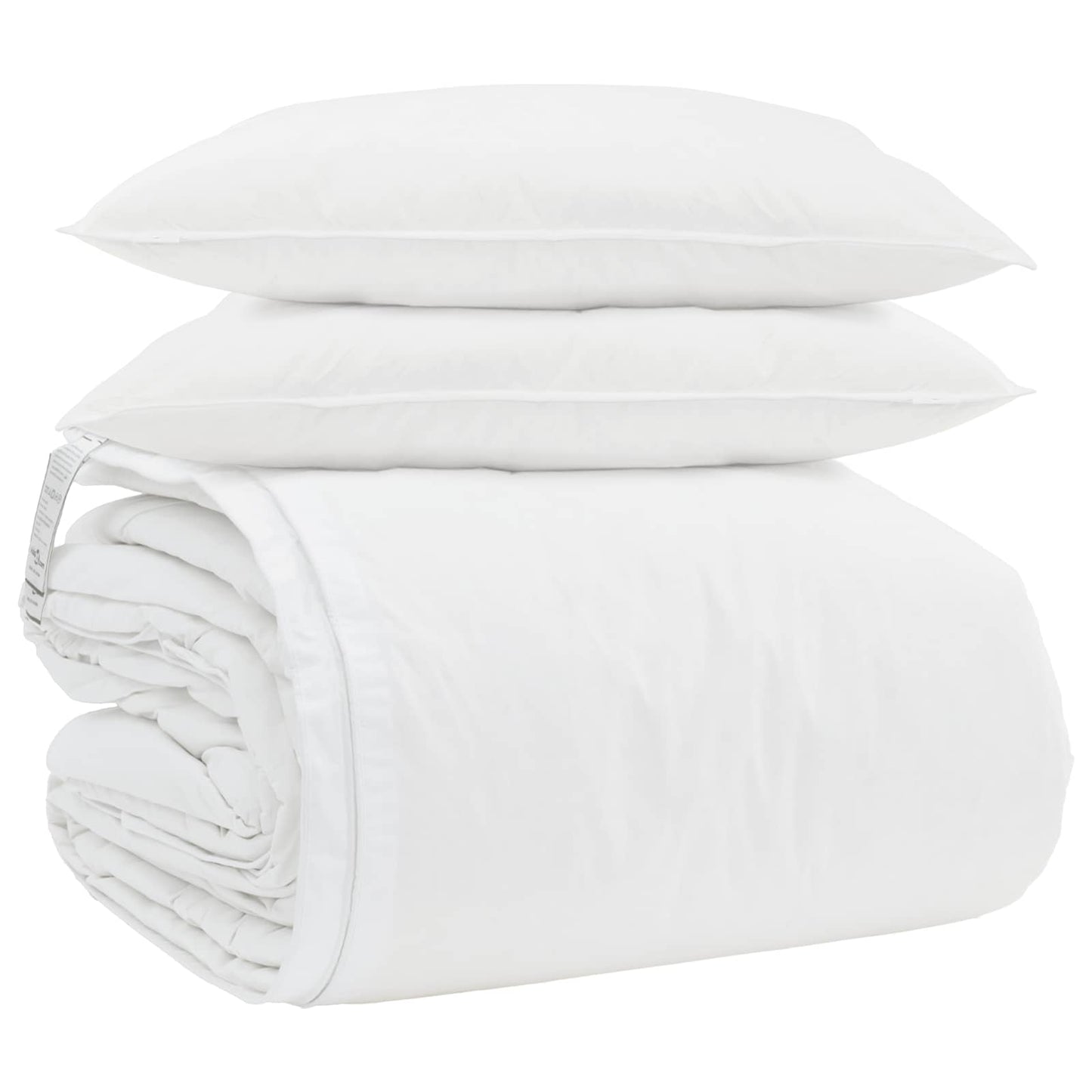 Dekbed Set met kussen 3 pcs Wit Donsveertjes is nu te koop bij PeponiXL, paradijselijk wonen!