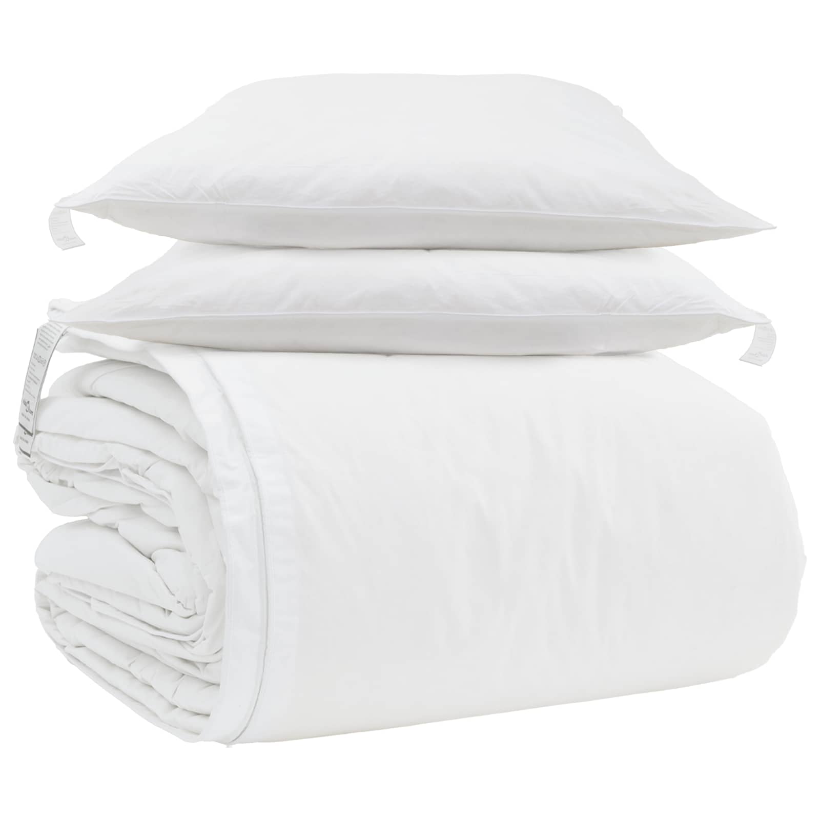 Dekbed Set met kussen 3 pcs Wit Donsveertjes is nu te koop bij PeponiXL, paradijselijk wonen!