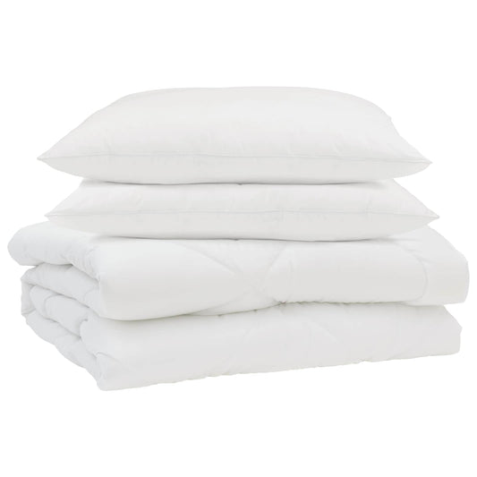 Zomer Dekbed met kussen 3 pcs Wit Microfibre is nu te koop bij PeponiXL, paradijselijk wonen!