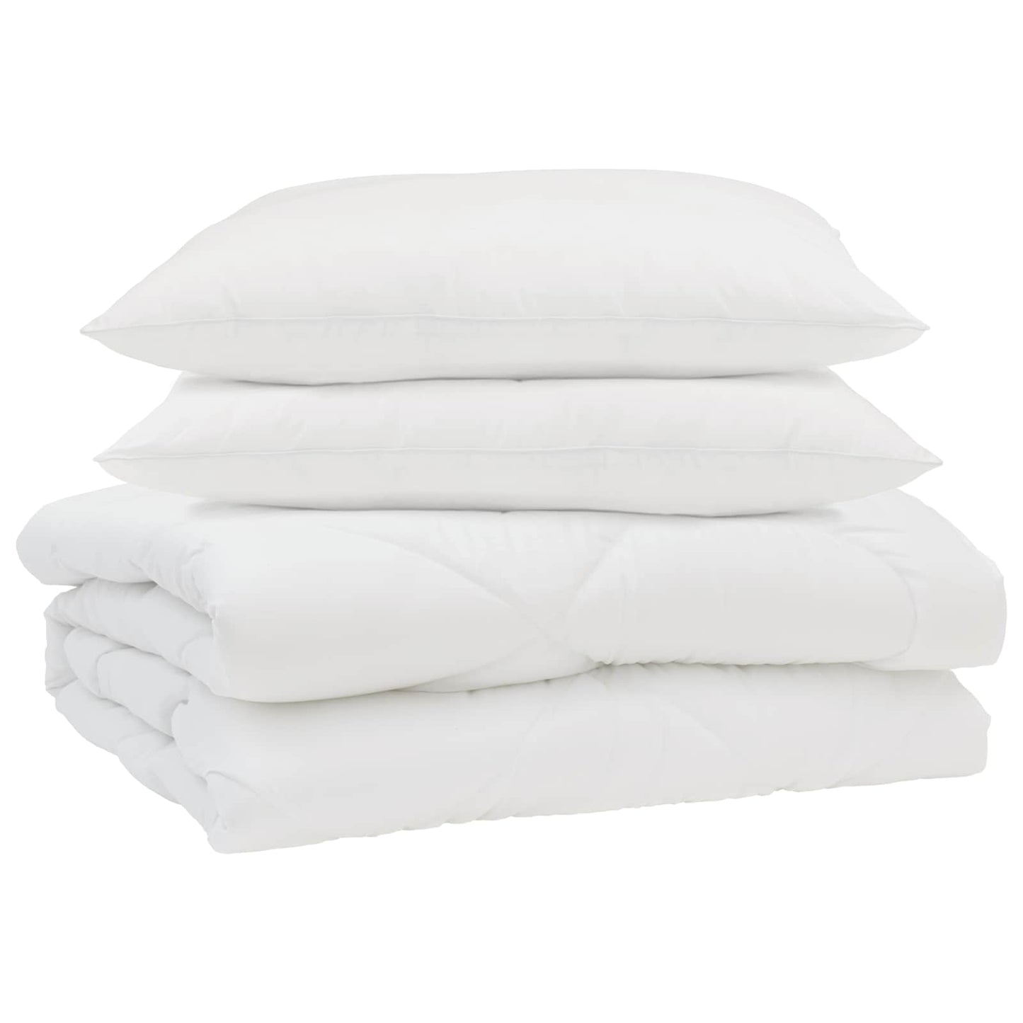 Zomer Dekbed met kussen 3 pcs Wit Microfibre is nu te koop bij PeponiXL, paradijselijk wonen!