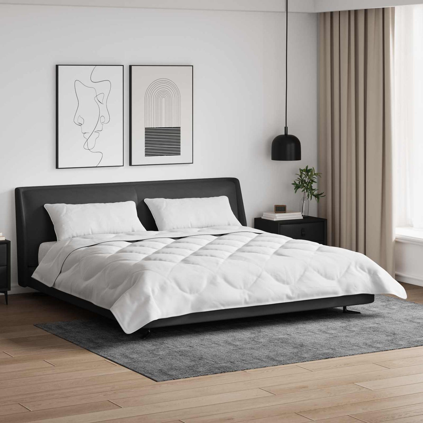 Zomer Dekbed met kussen 3 pcs Wit Microfibre is nu te koop bij PeponiXL, paradijselijk wonen!
