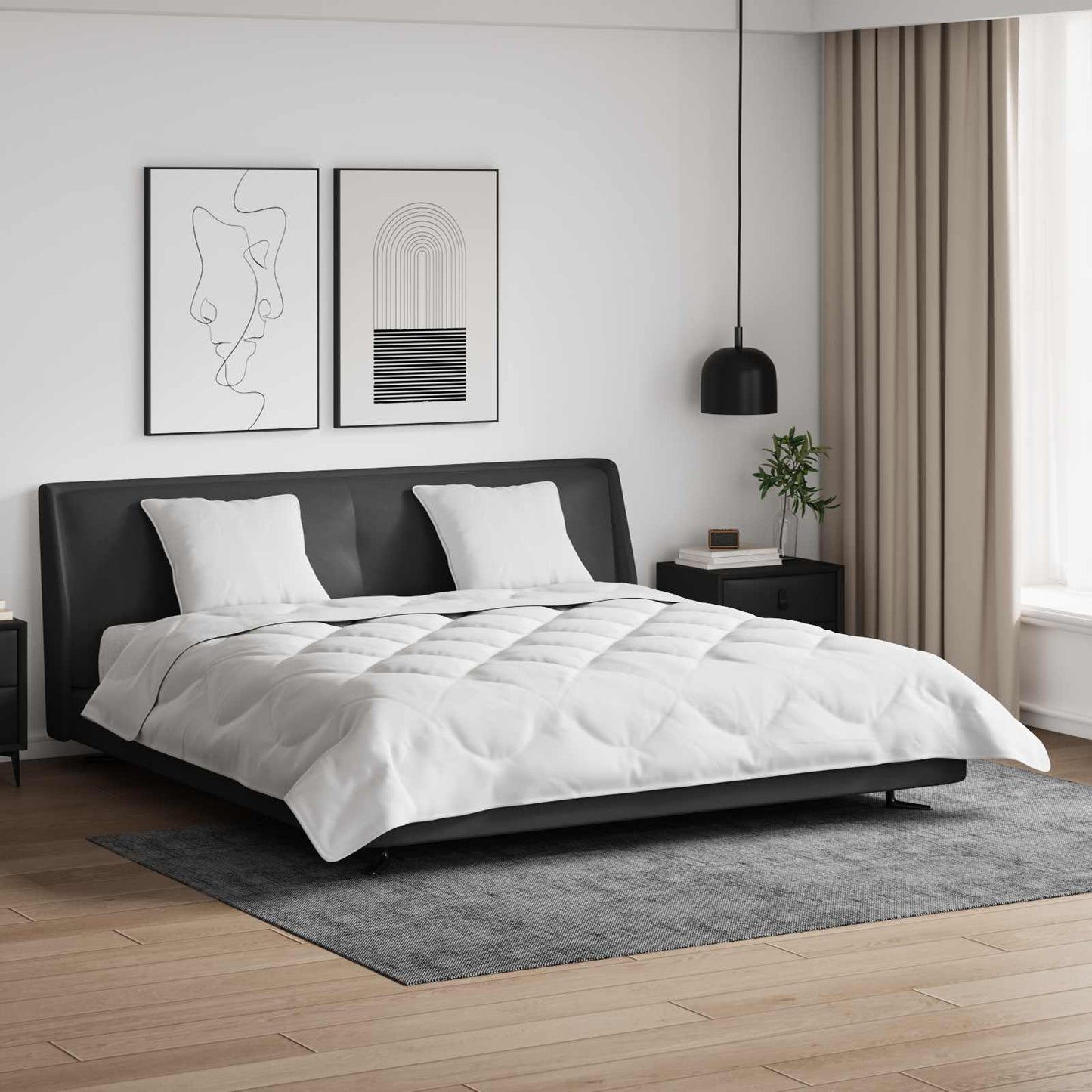 Zomer Dekbed met kussen 3 pcs Wit Microfibre is nu te koop bij PeponiXL, paradijselijk wonen!