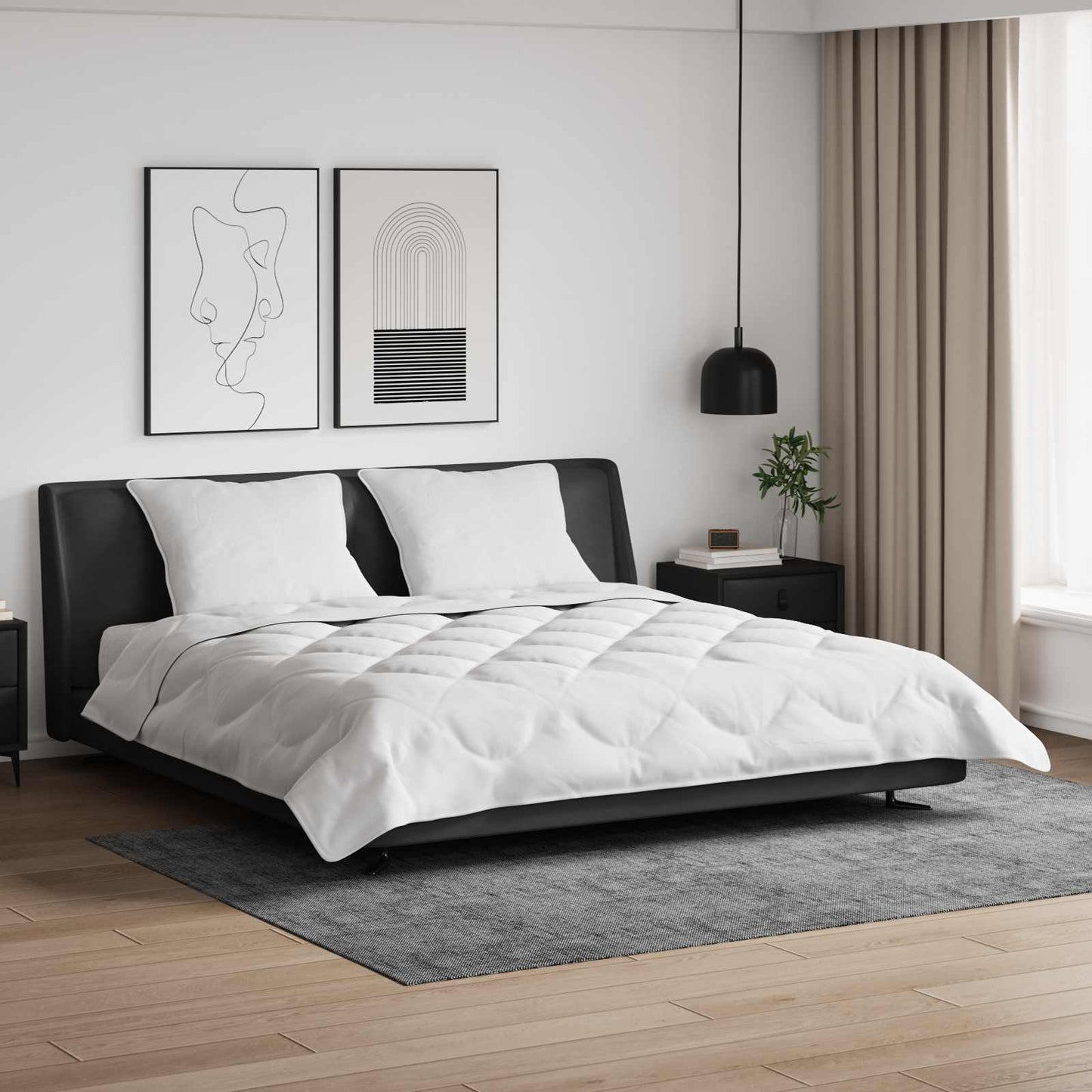 Zomer Dekbed met kussen 3 pcs Wit Microfibre is nu te koop bij PeponiXL, paradijselijk wonen!