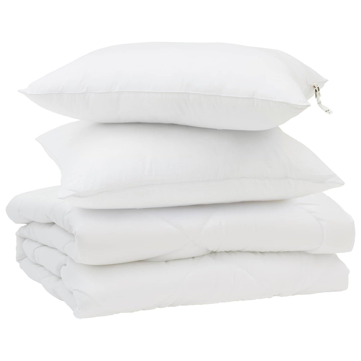Zomer Dekbed met kussen 3 pcs Wit Microfibre is nu te koop bij PeponiXL, paradijselijk wonen!